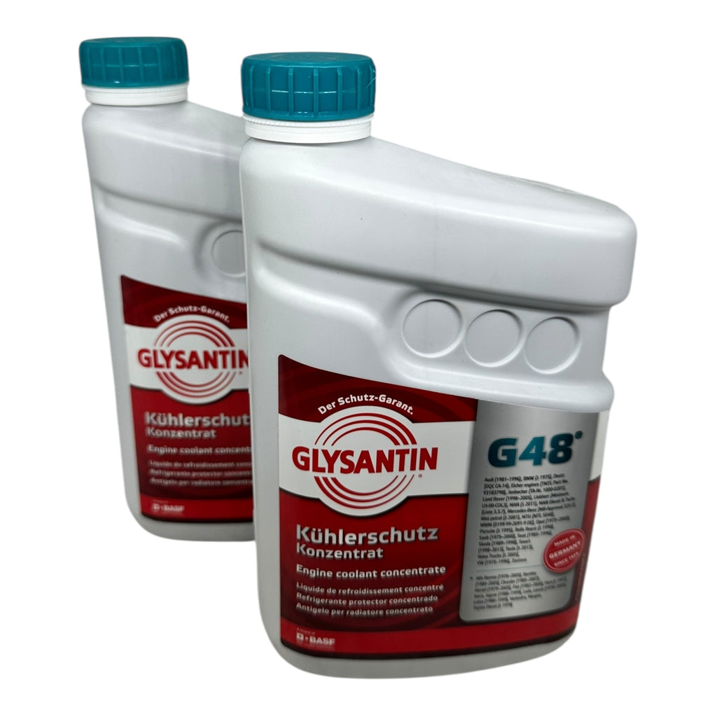 2x Original 1L BASF Glysantin G48® Frostschutzkonzentrat Kühlerfrostschutz Blau