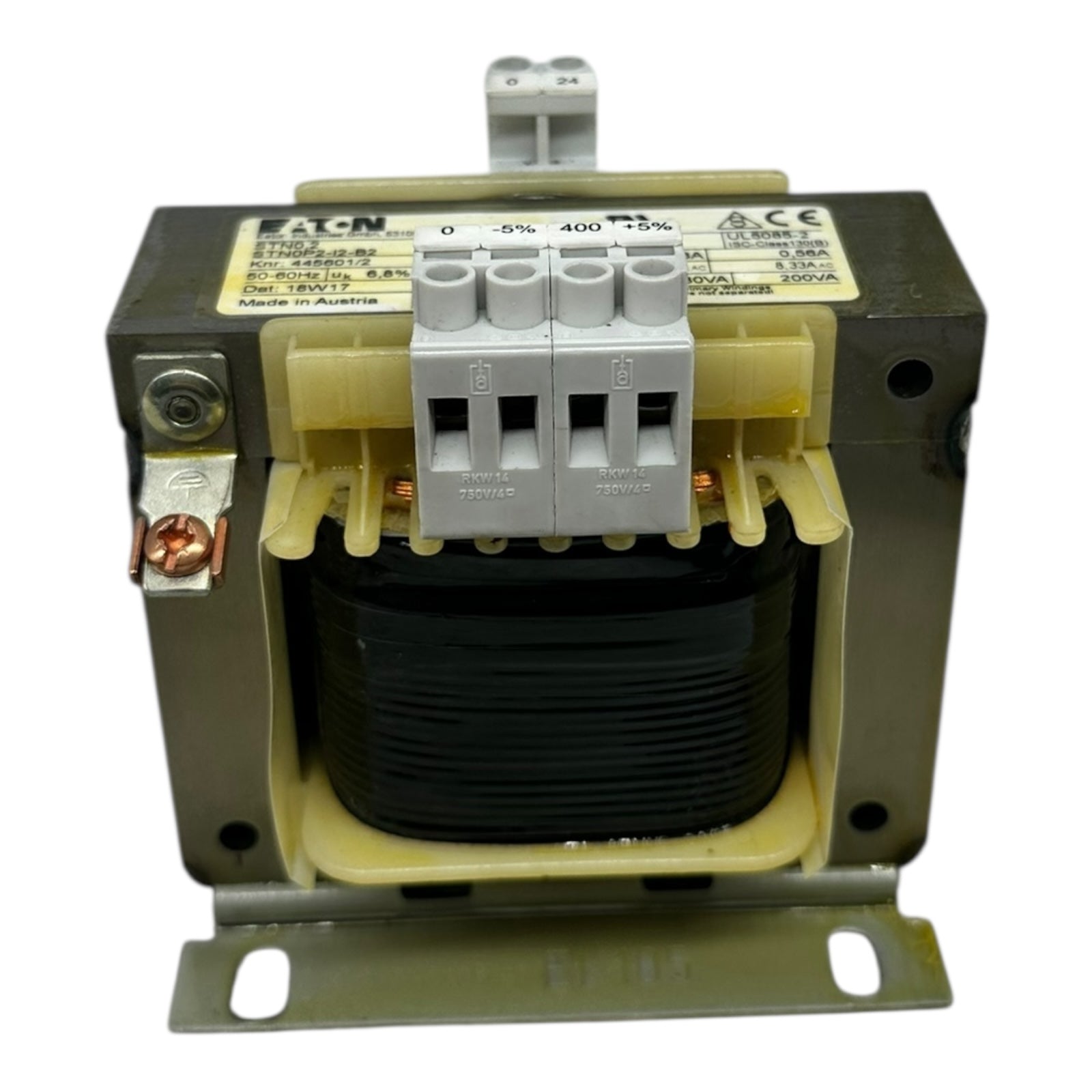 EATON STN0.2 Transformator 400V → 24V 8,33A 200VA Steuertrafo