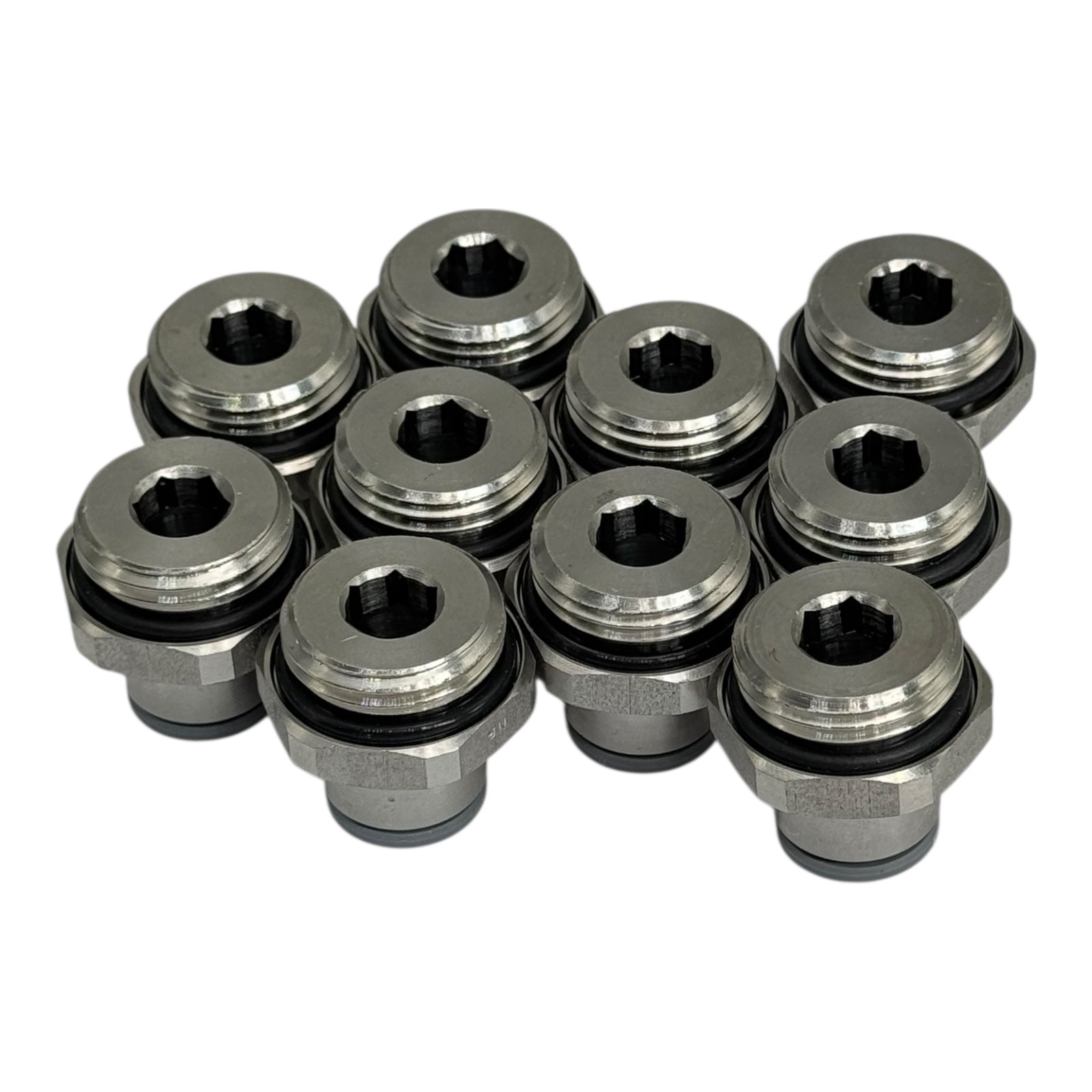 10x Legris 6911 10 21 Einschraubverschraubung 10 mm–R1/2” Pneumatik Fitting