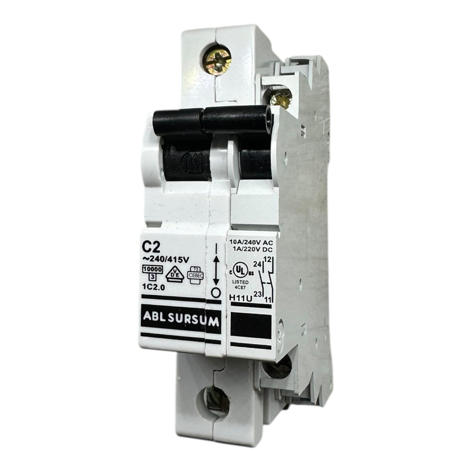 ABL Sursum Leitungsschutzschalter C2 1C2.0 2-polig 240/415V 10kA Sicherung
