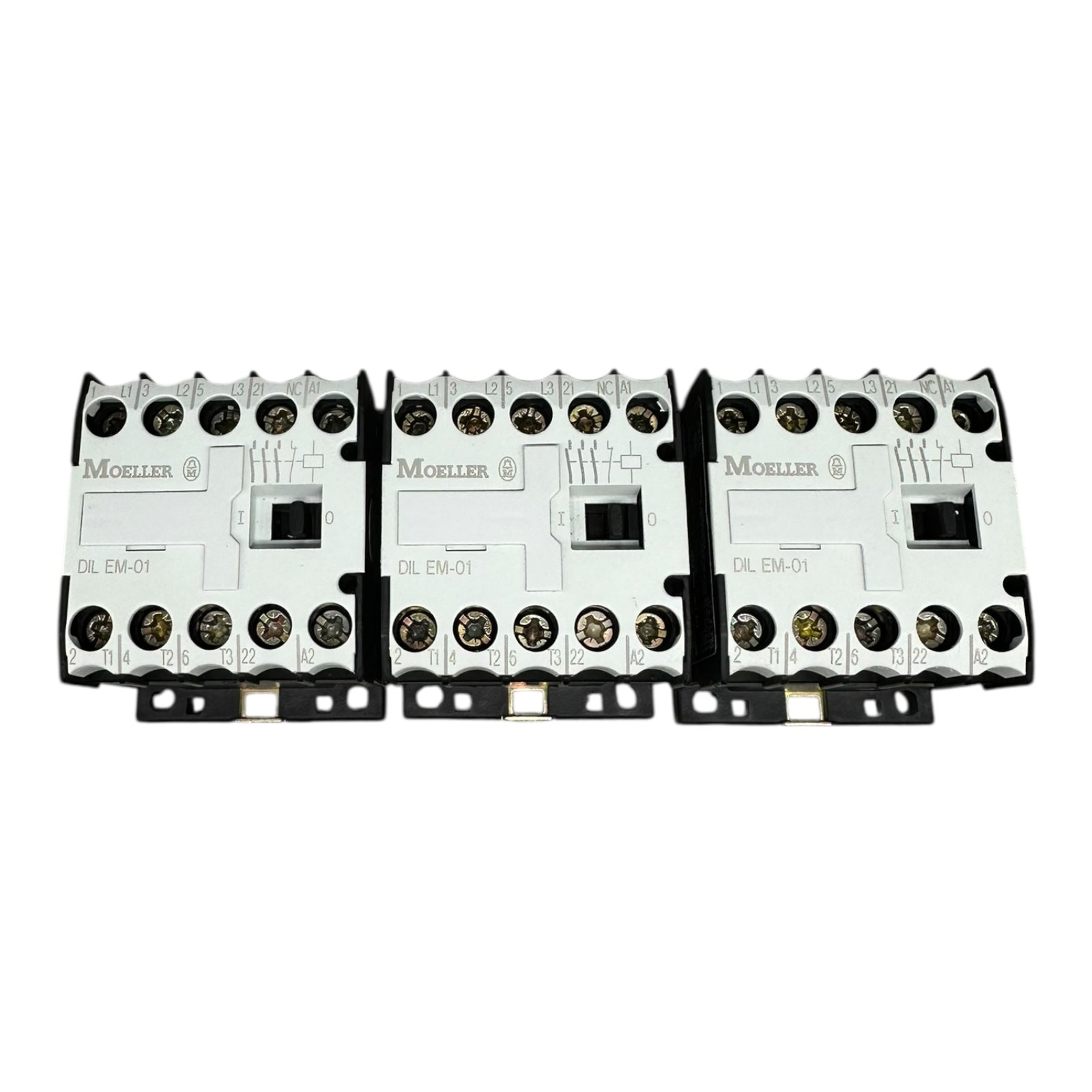 3x Moeller DIL EM-01 Schütz Kontactor 20A 400V AC-3 EM01 Spule A1/A2