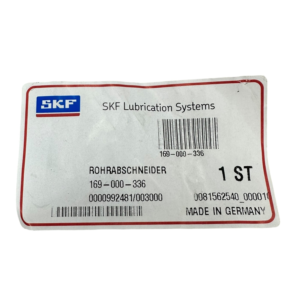SKF Rohrabschneider 169-000-336 Rohrschneider Lubrication Systems Made Germany