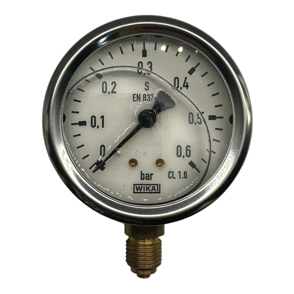 WIKA Glycerin-Manometer senkrecht, 63mm, 0 - 0,6 bar