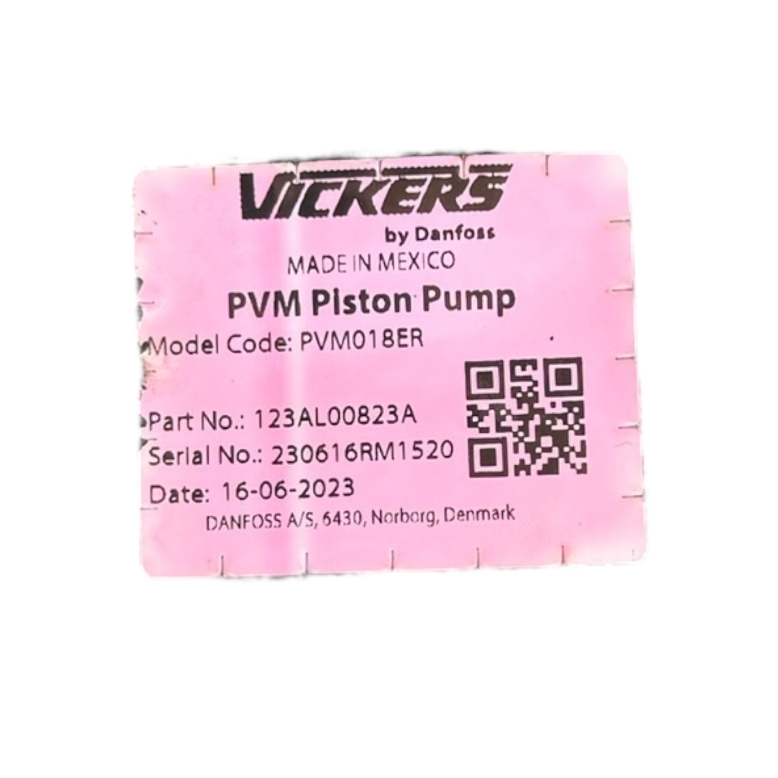 Vickers PVM018ER03AE01AAB28200000A0A 123AL00823A Axialkolbenpumpe Piston Pump