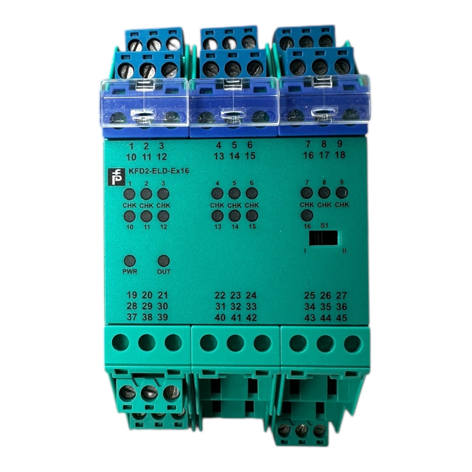 Pepperl+Fuchs KFD2-ELD-Ex16 Erdschlussüberwachung 24V DC 16 Kanäle