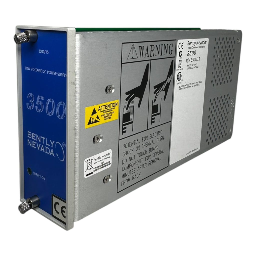 Bently Nevada 3500/15 Netzteil Power Supply Module GE System Monitoring
