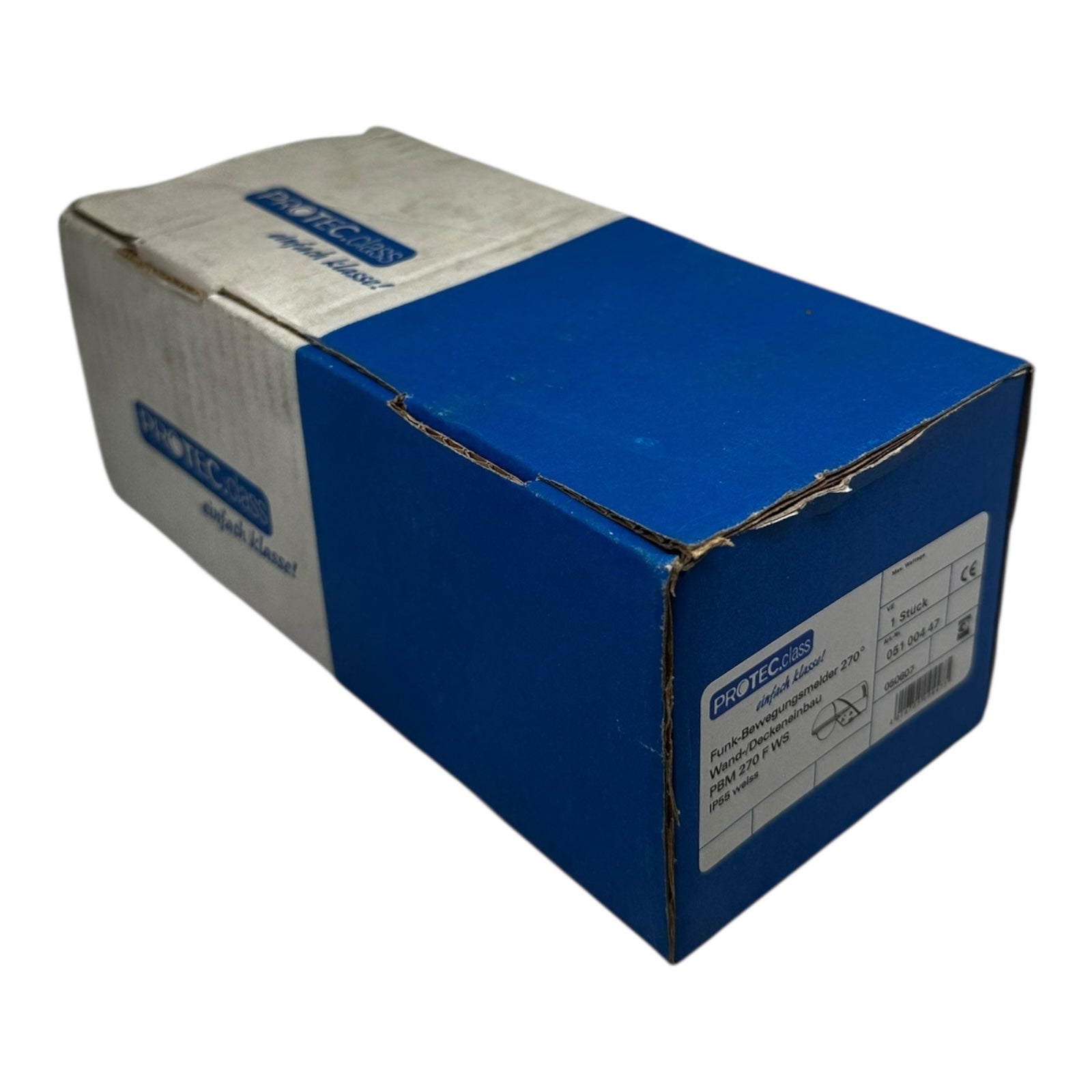Protec 05100447 / PBM270FWS Bewegungsmelder 270° IP55 Wand/Decke Weiß