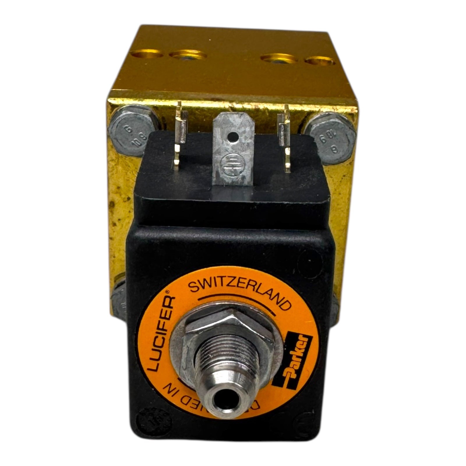 Parker Lucifer 341F34 487066 4/2-Wege Magnetventil 10bar Spule Pneumatikventil