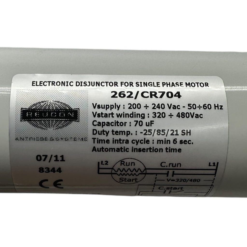 Reucon 262/CR704 Anlaufrelais 70uF 200-240V 1~ Motorstarter