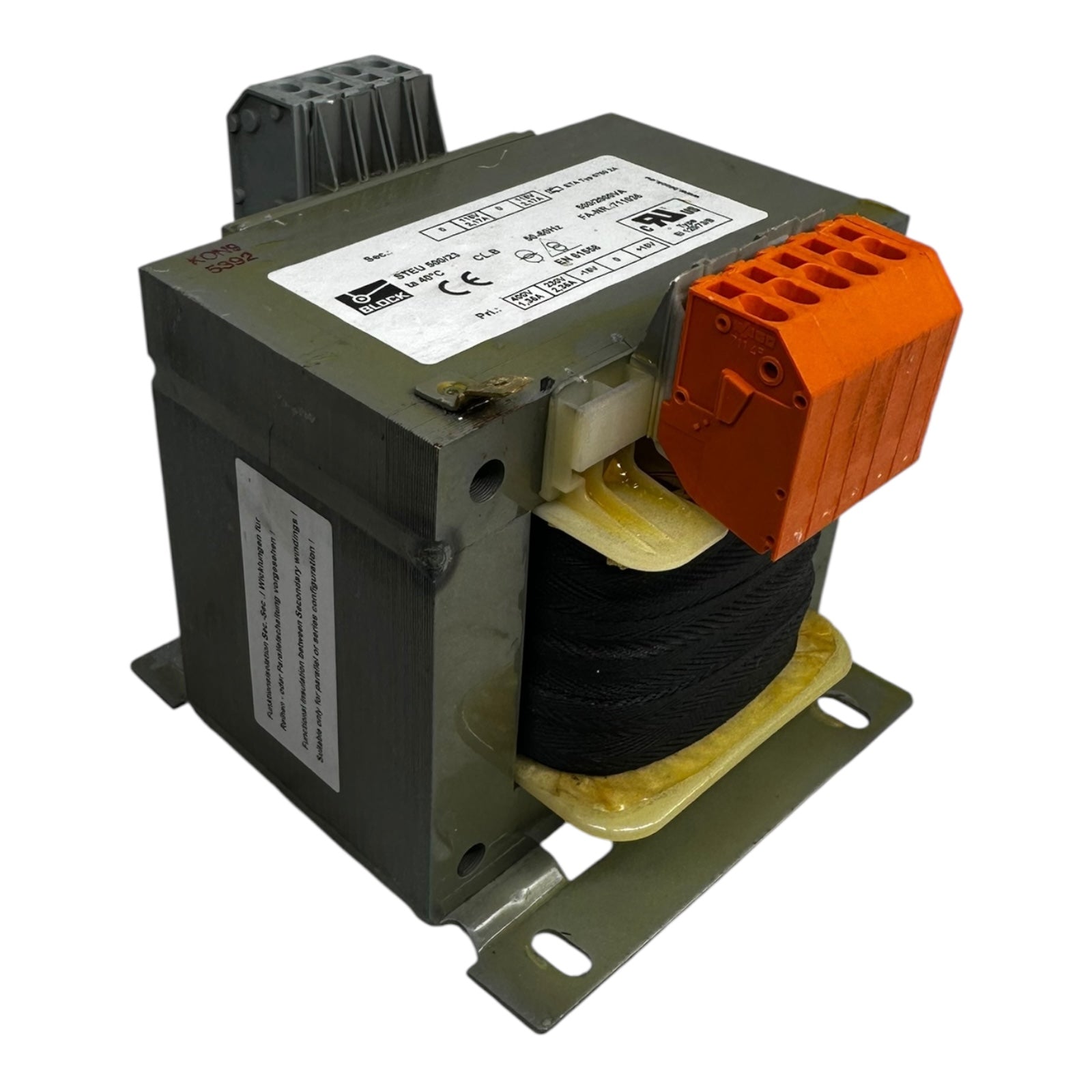 Block STEU500/23 Transformator 2000VA 115V 230V 400V
