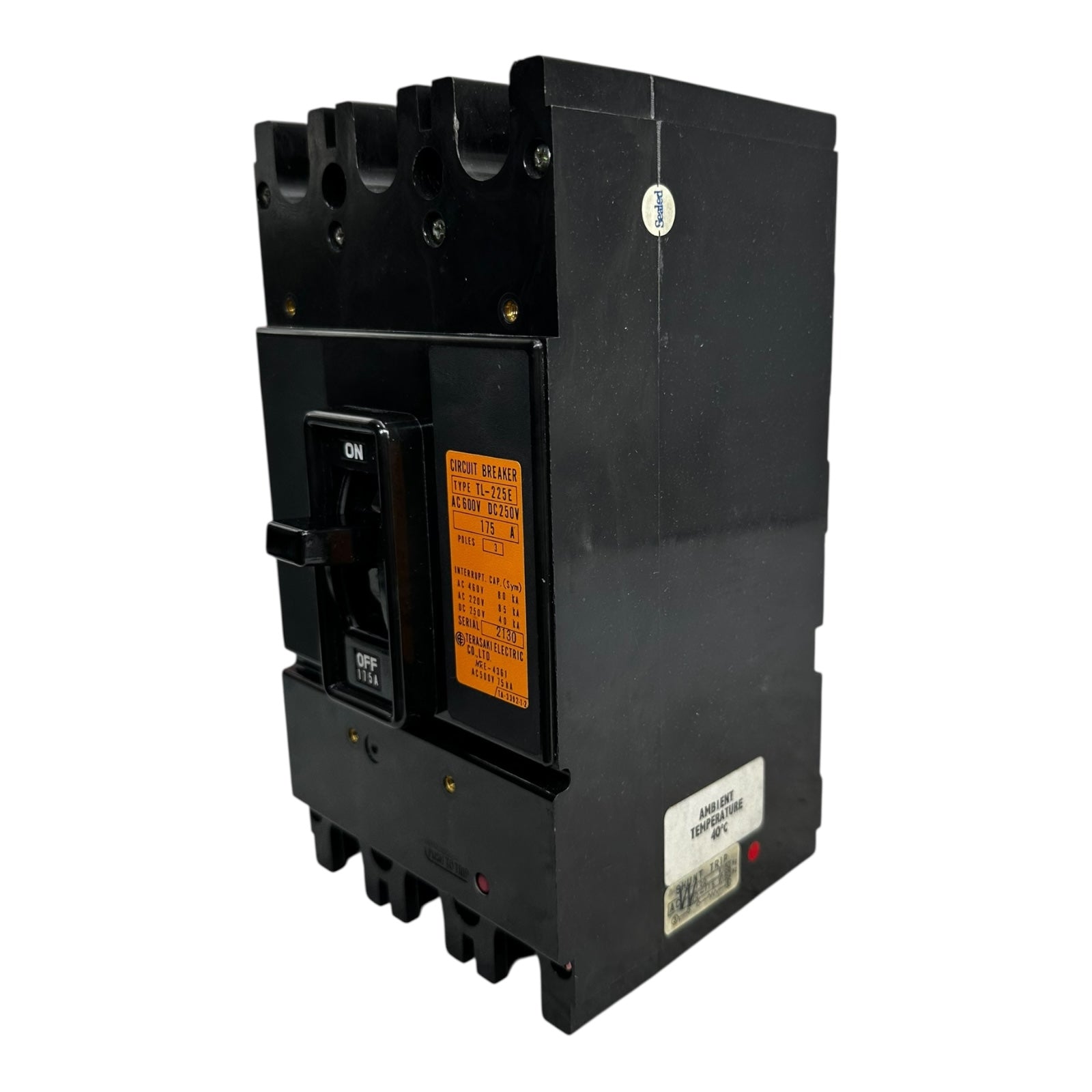 Terasaki TL-225E Leistungsschalter 175A 3-polig AC600V DC250V Shunt