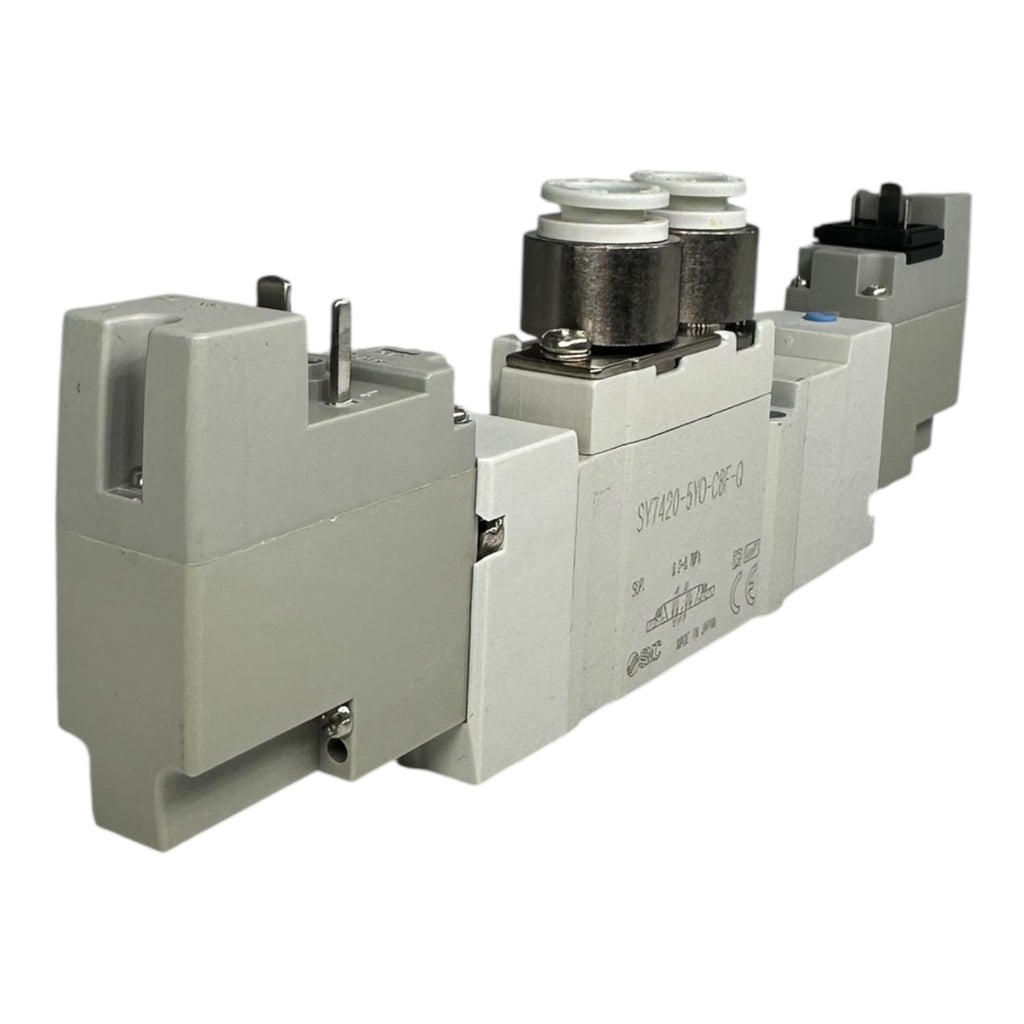 SMC SY7420-5Y0-C8F-Q Magnetventil 5/2 Wege 24VDC Pneumatik