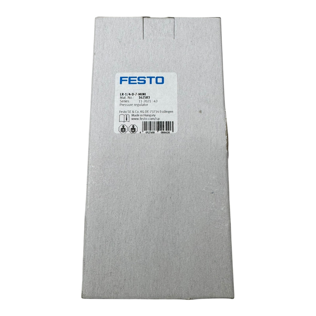 FESTO 162583 Druckregler LR-1/4-D-7-MINI + Manometer 8003636 PAGN-40