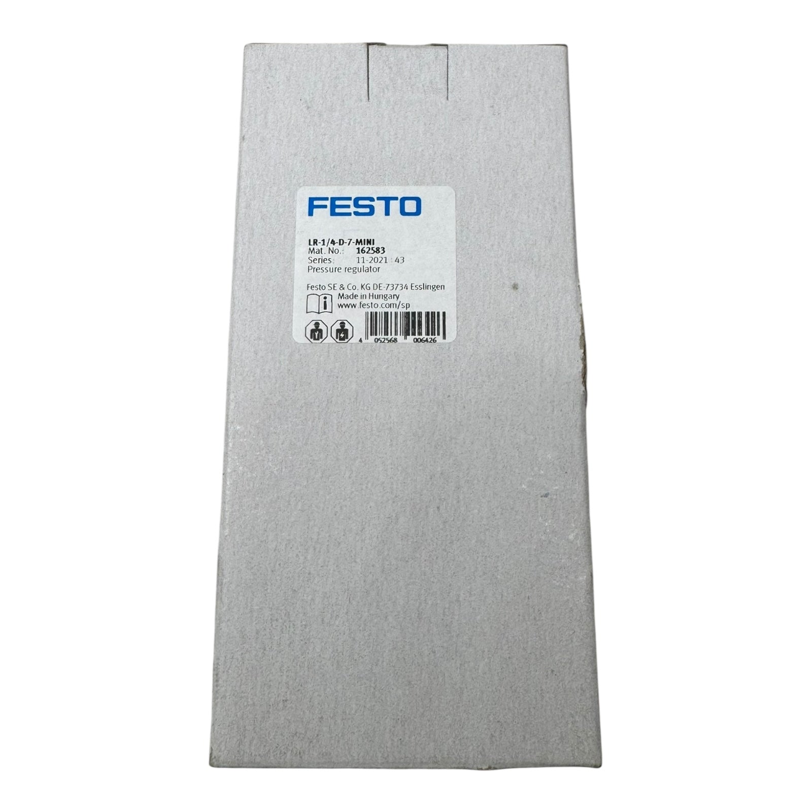 FESTO 162583 Druckregler LR-1/4-D-7-MINI + Manometer 8003636 PAGN-40