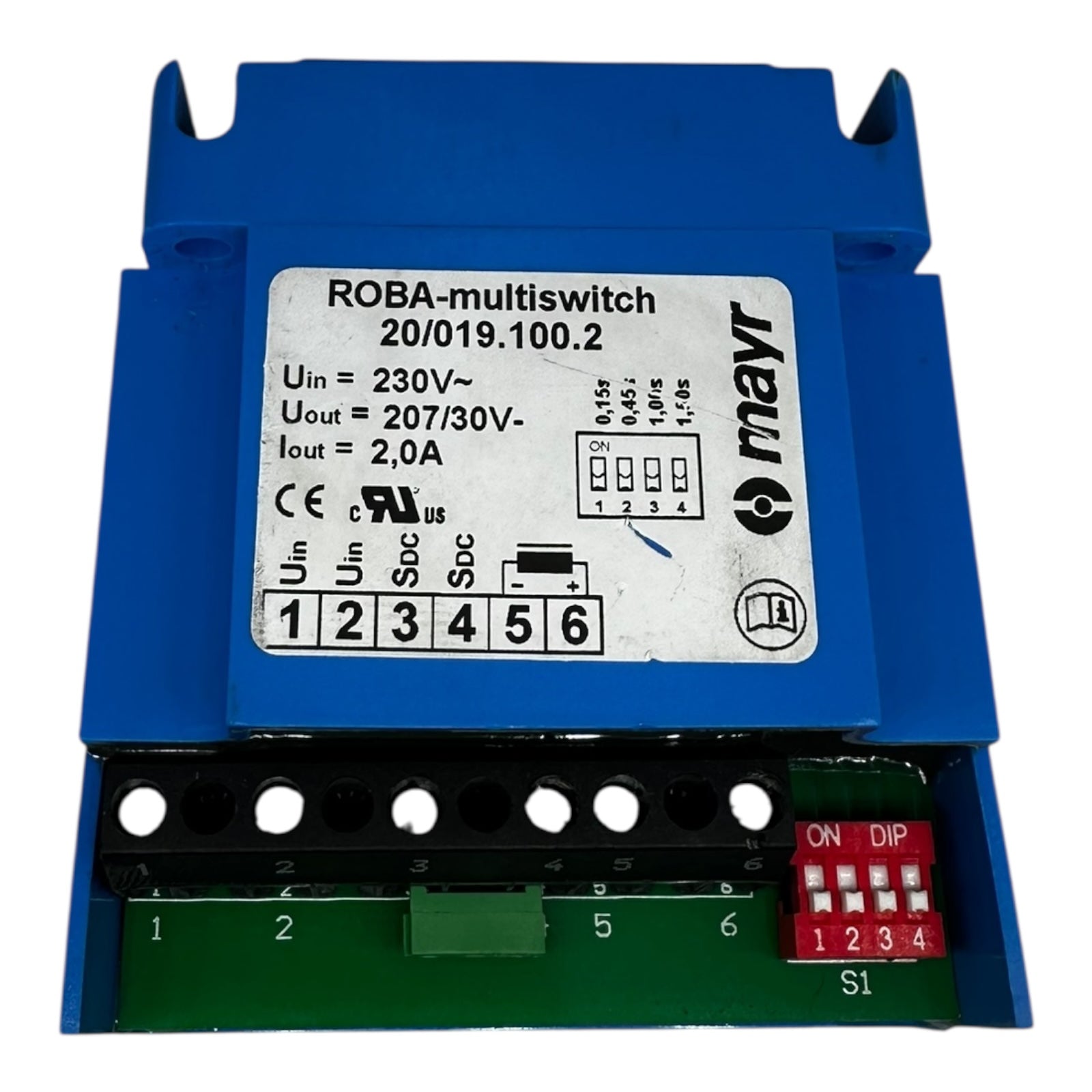 Mayr ROBA-multiswitch 20/019.100.2 Bremsgleichrichter 230V 2A Ausgang 207/30V
