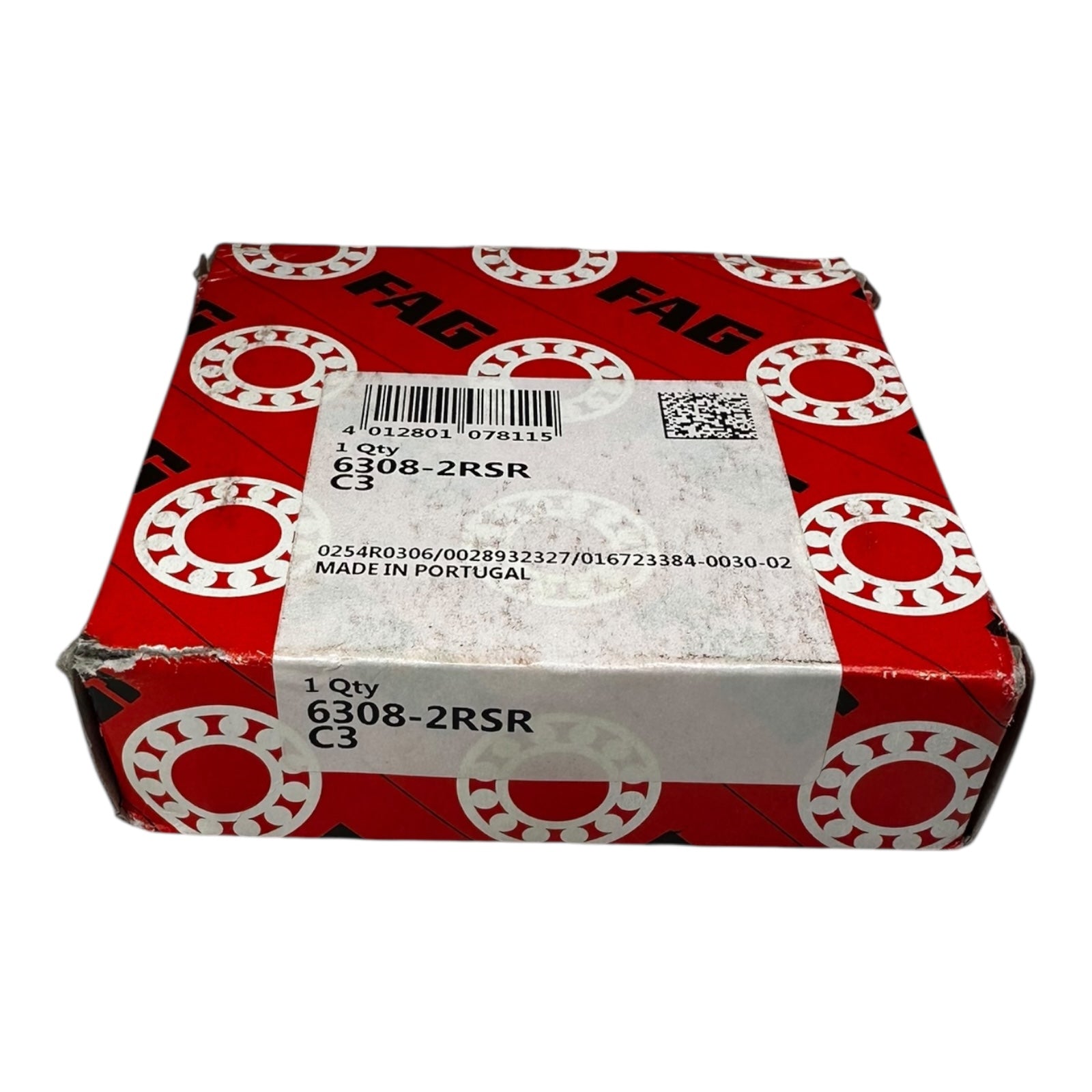 5x FAG 6308-2RSR-C3 Rillenkugellager 40x90x23 mm beidseitig gedichtet