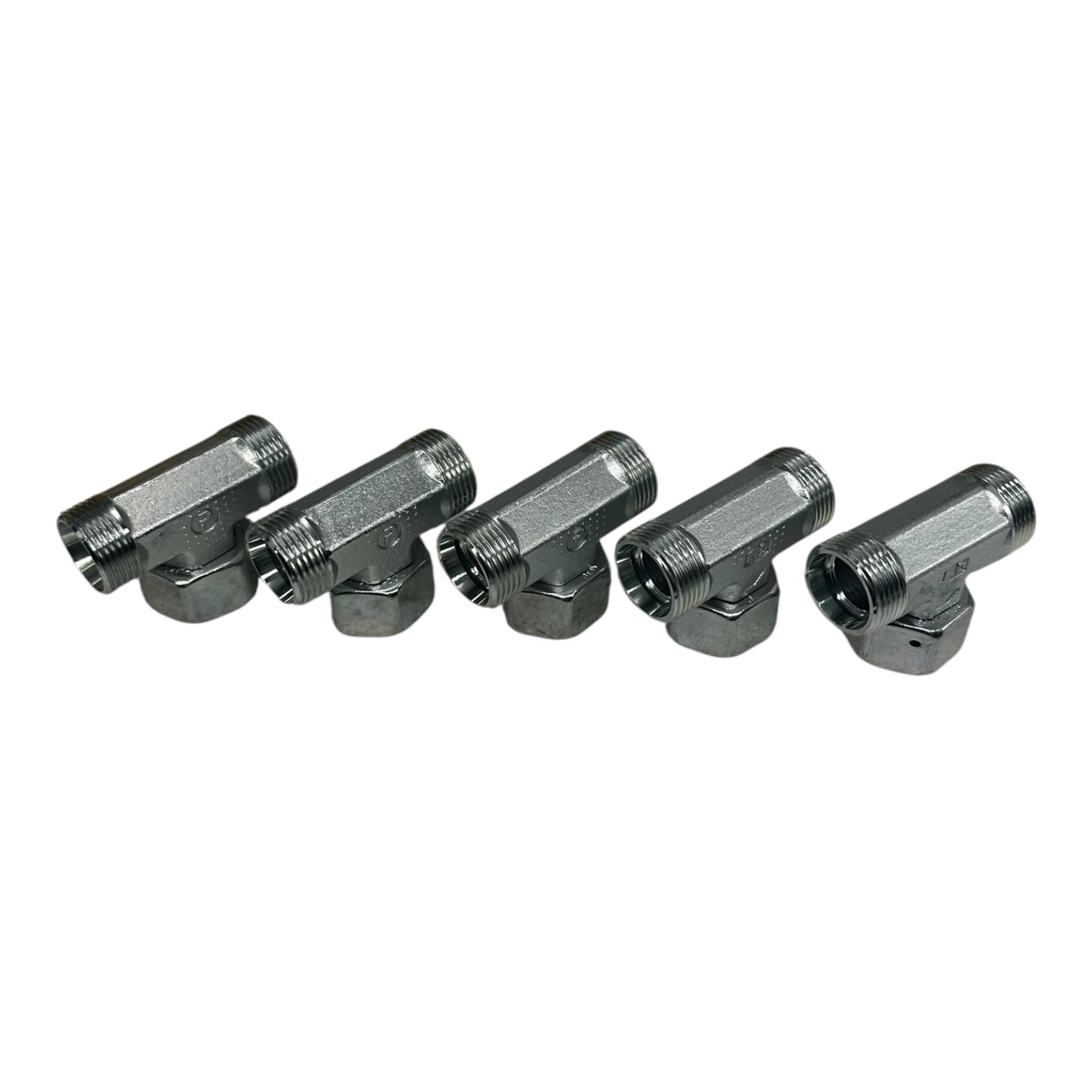 5x Parker Ermeto ET22LOMDCF T-Verschraubung EO Edelstahl Hydraulik
