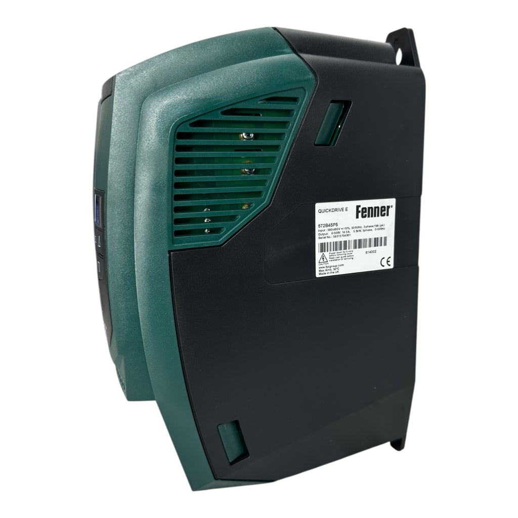 Fenner Quickdrive E 572B45P5 Frequenzumrichter 5,5kW 14A 3ph 0–500Hz 480V
