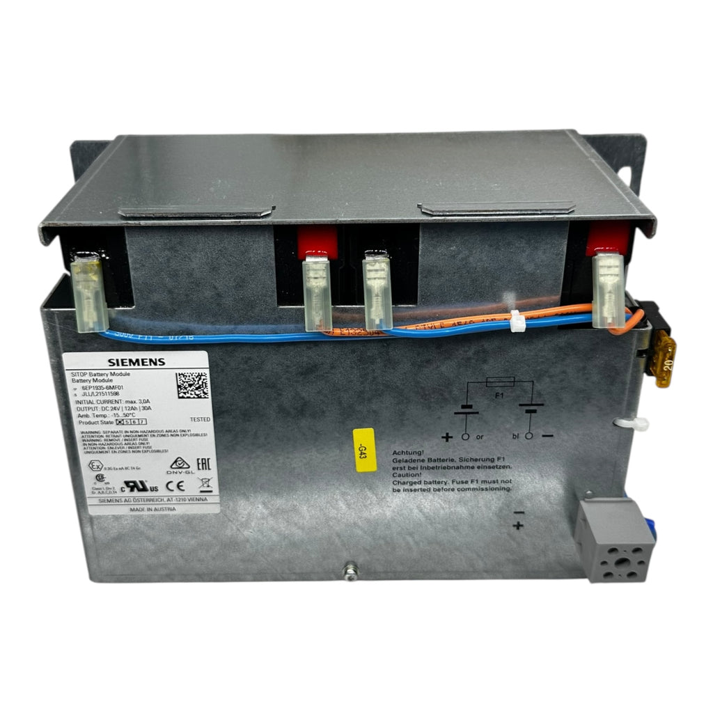 Siemens SITOP 6EP1935-6MF01 Battery Module 24 V 12 Ah 30 A US/EX ATEX CE NEU