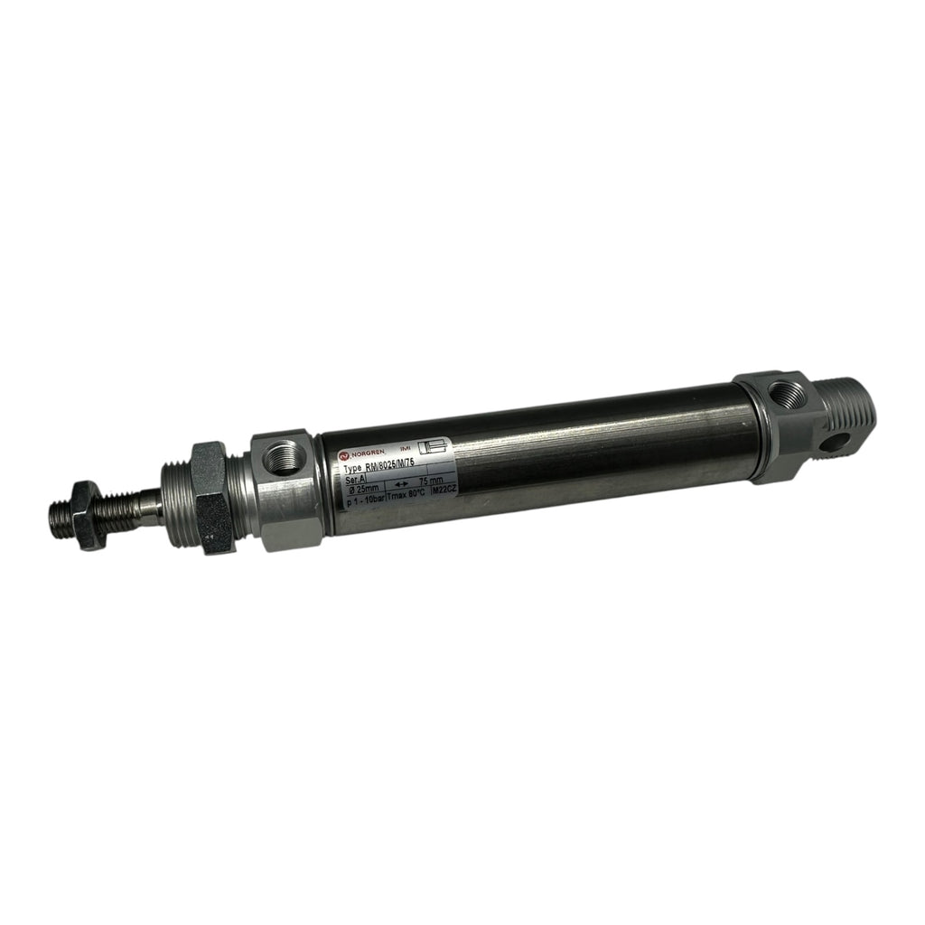 Norgren Pneumatikzylinder RM/8025/M/75 Ø25mm Hub 75mm 10bar Edelstahl Neu