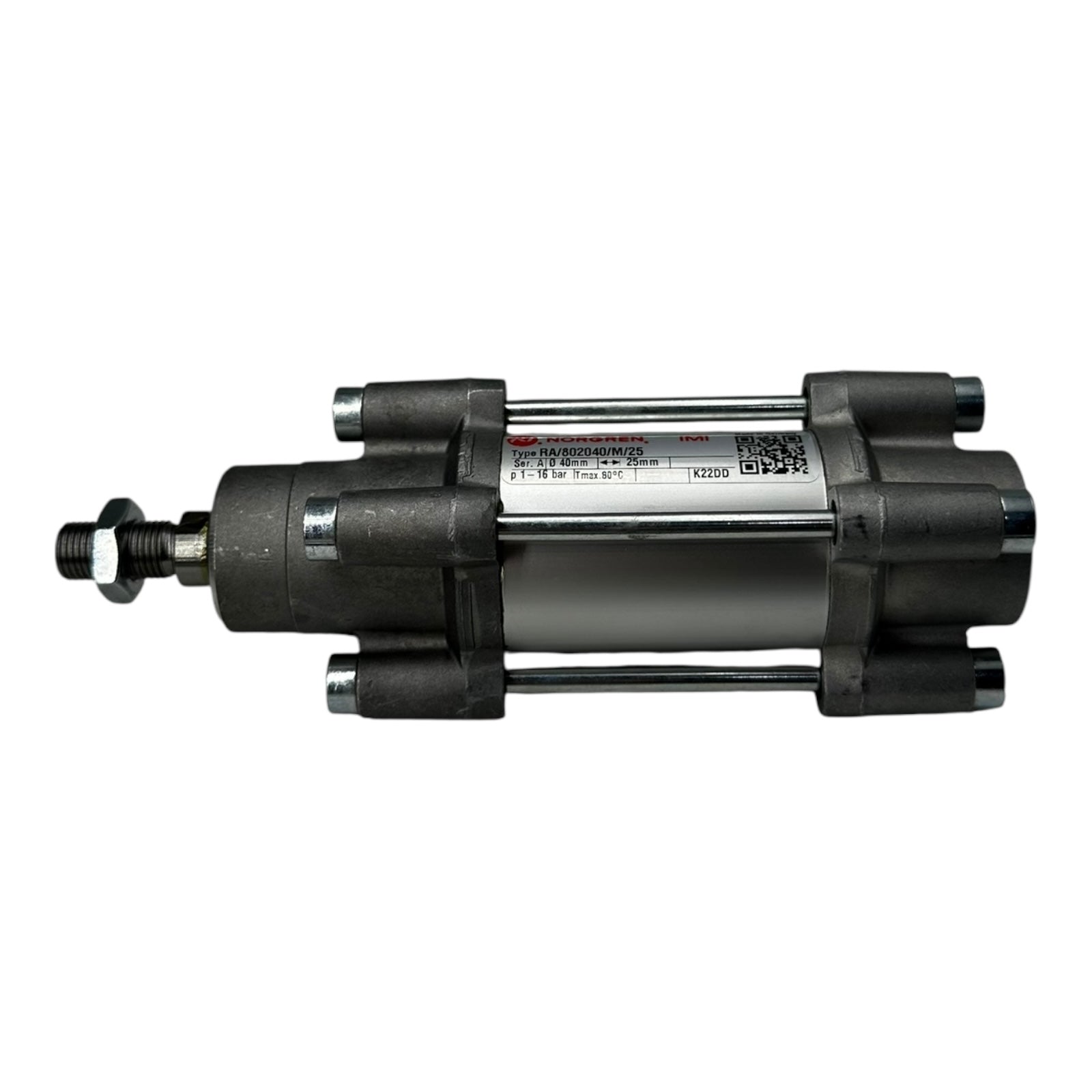 Norgren RA/802040/M/25 Pneumatikzylinder Ø40mm Hub 25mm 1–16bar