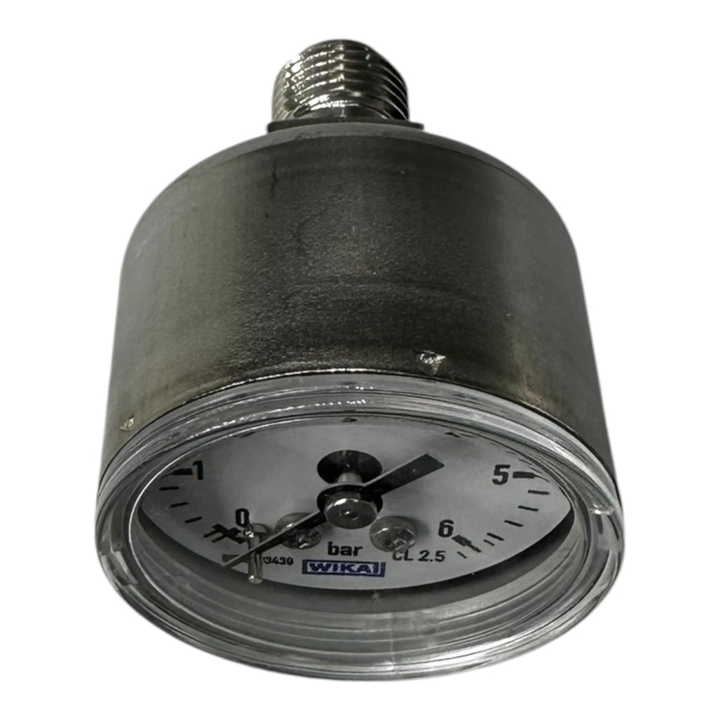 WIKA Manometer 0-6 bar Edelstahl 316 SS Druckmesser G1/4 Anschluss CL 2.5
