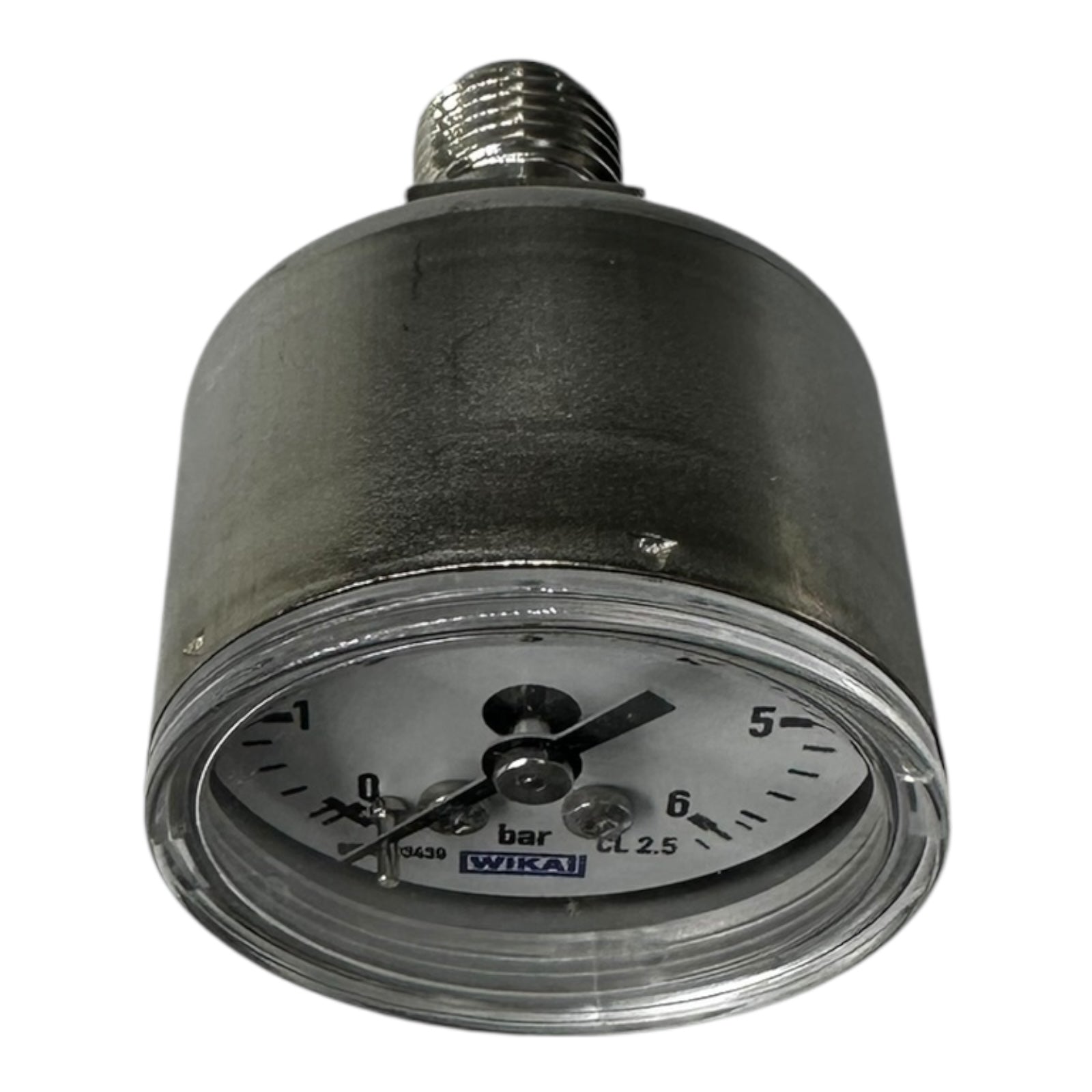WIKA Manometer 0-6 bar Edelstahl 316 SS Druckmesser G1/4 Anschluss CL 2.5