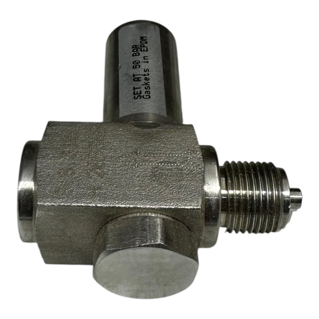 Sicherheitsventil Edelstahl 1/2” G Set 50 bar EPDM Dichtung Überdruckventil Neu
