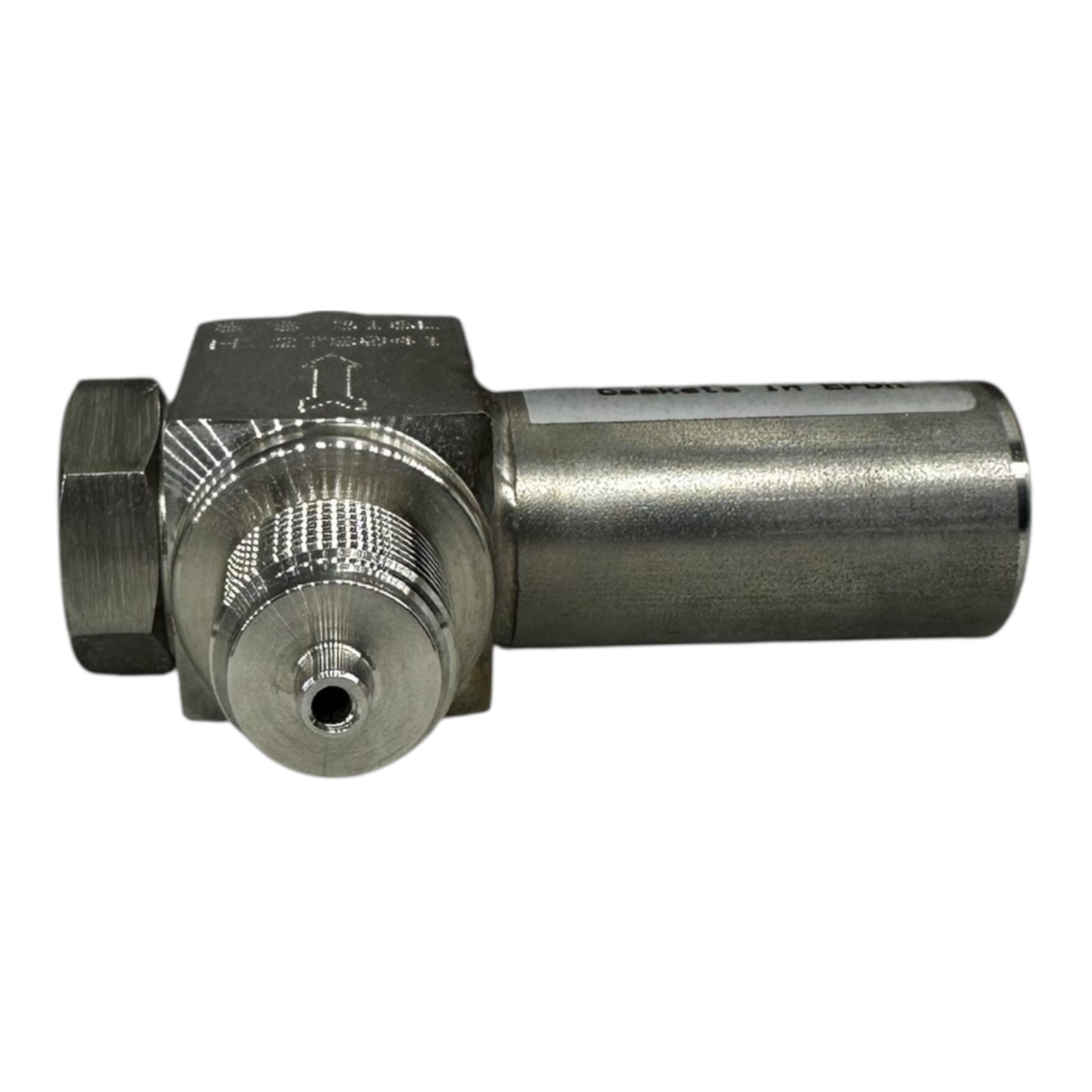 Sicherheitsventil Edelstahl 316L G1/2 Außengewinde Set 50 bar EPDM Dichtung Neu