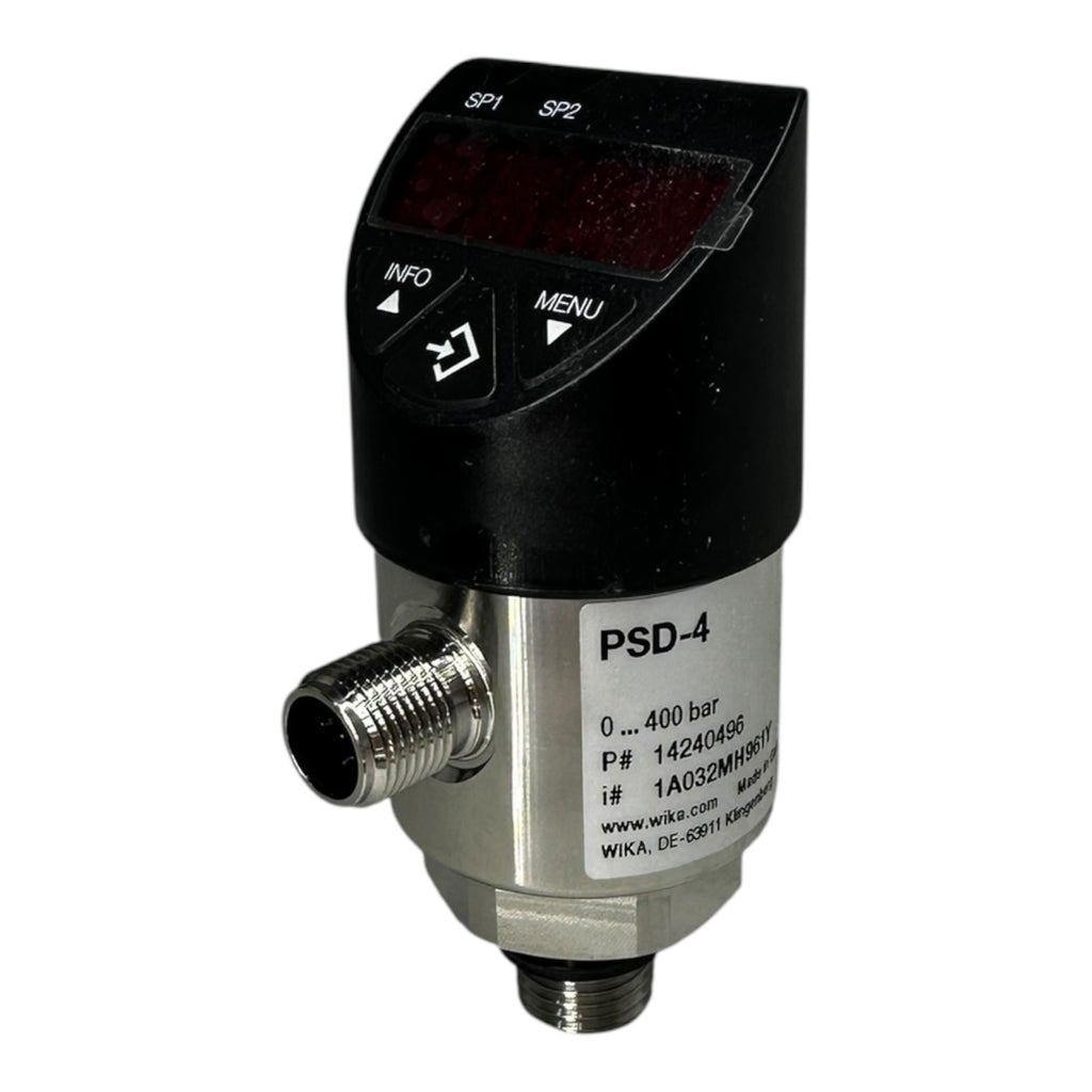 WIKA PSD-4 Druckschalter 0–400 bar 4–20mA G1/4 14240496 Digitalanzeige NEU