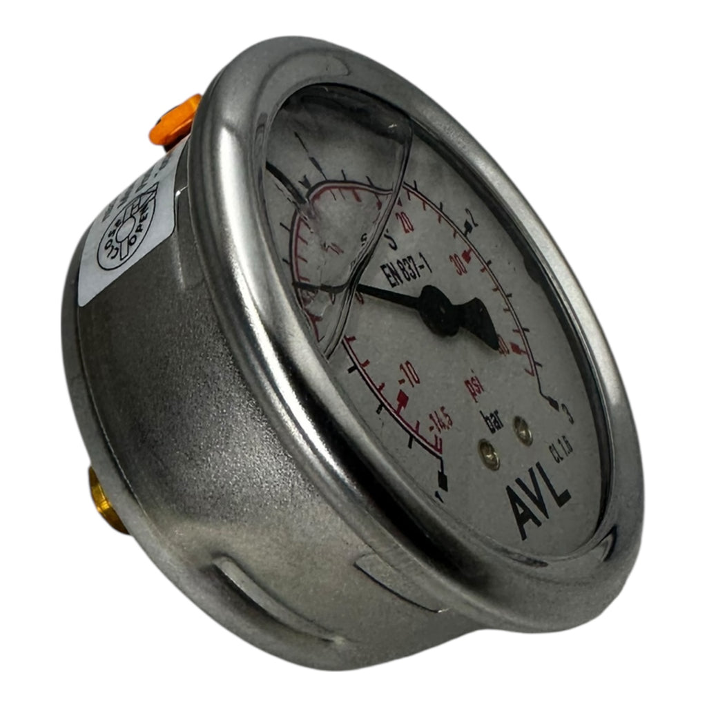 AVL Manometer 213.53.063 -1/+3 bar Vakuum Druckmesser EN837-1 Ø63mm neu