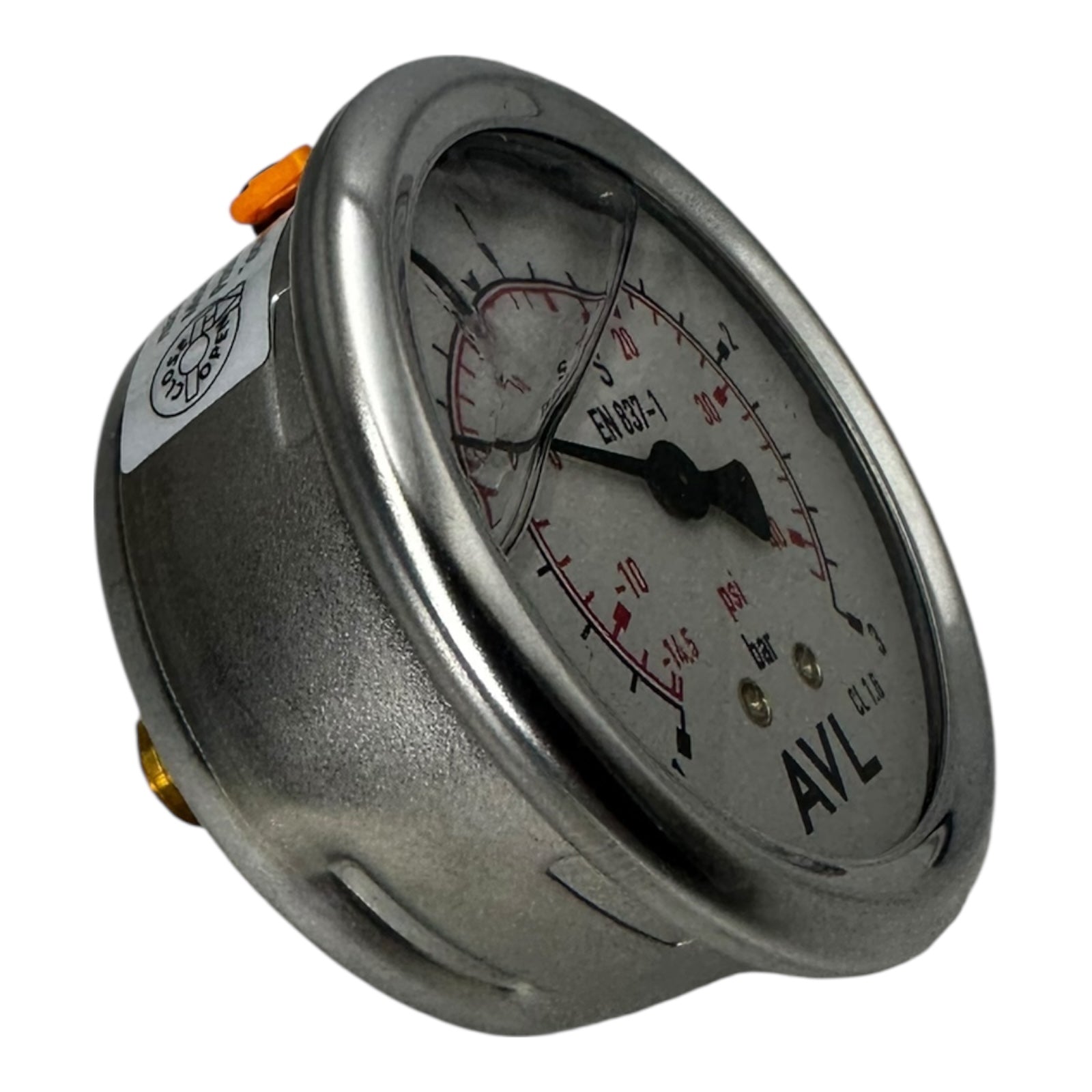 AVL Manometer 213.53.063 -1/+3 bar Vakuum Druckmesser EN837-1 Ø63mm neu