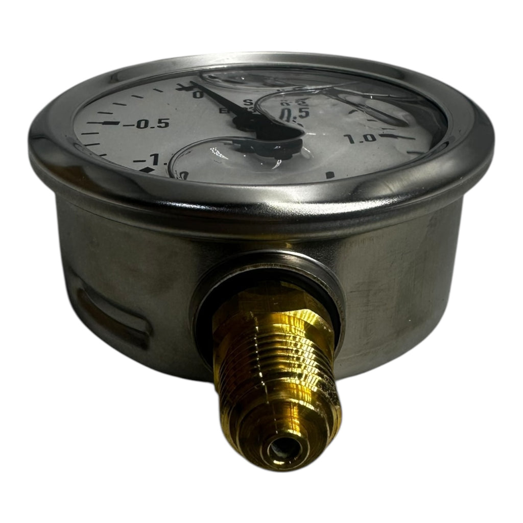 WIKA Manometer 213.53.063 -1/+1,5 bar G1/4B Ø63mm Unteranschluss CL1.6