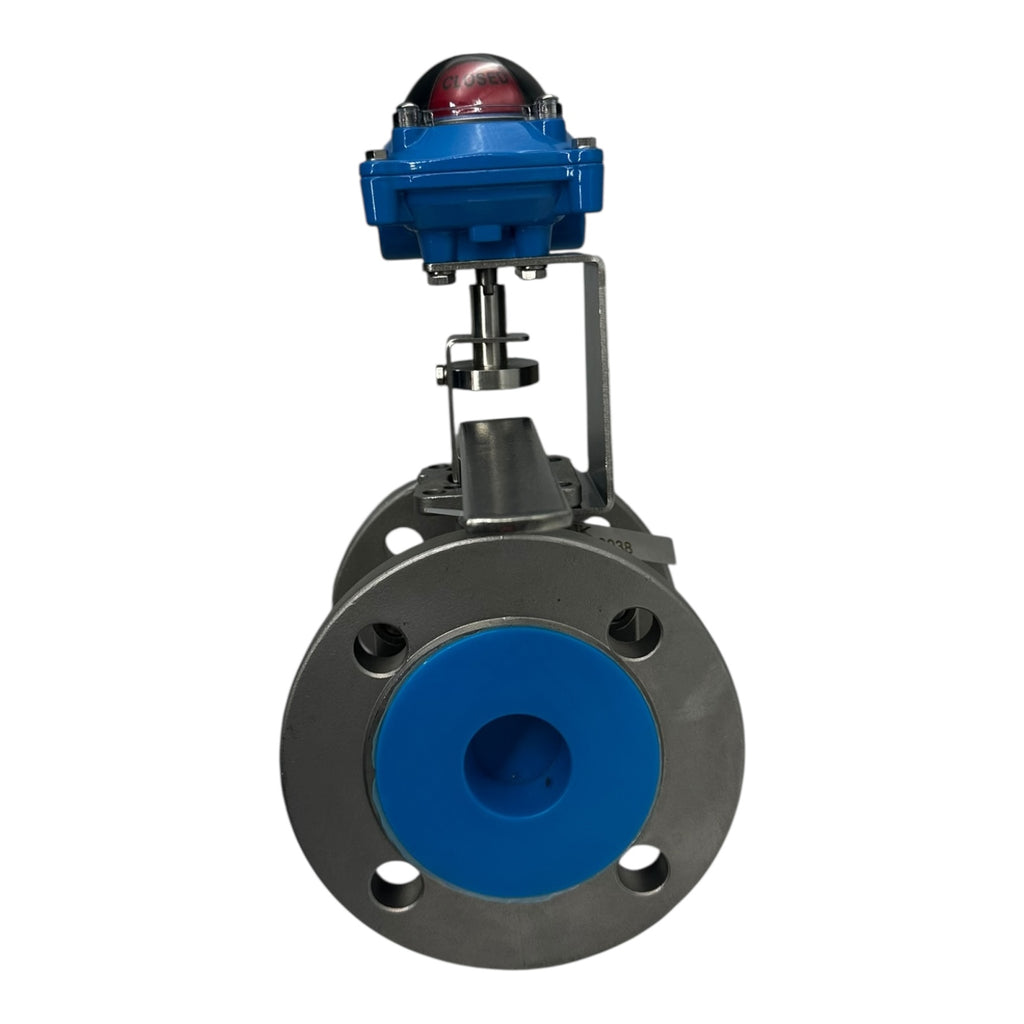 Econ Kugelhahn DN50 PN40 Edelstahl 316 PTFE Graphit mit Switch Box Fig.79651