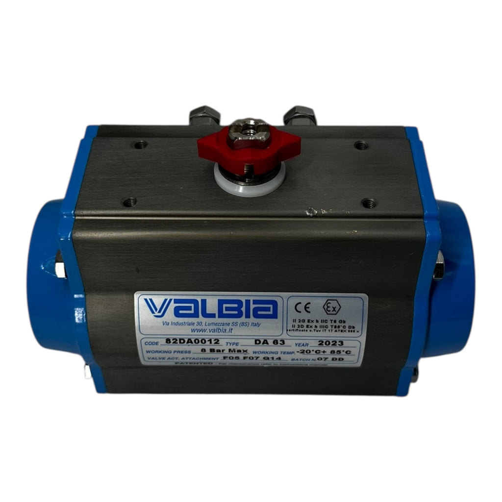 Valbia 82DA0012 Pneumatik Antrieb DA63 F05/F07 Q14 8bar -20…+85°C 2023 NEU