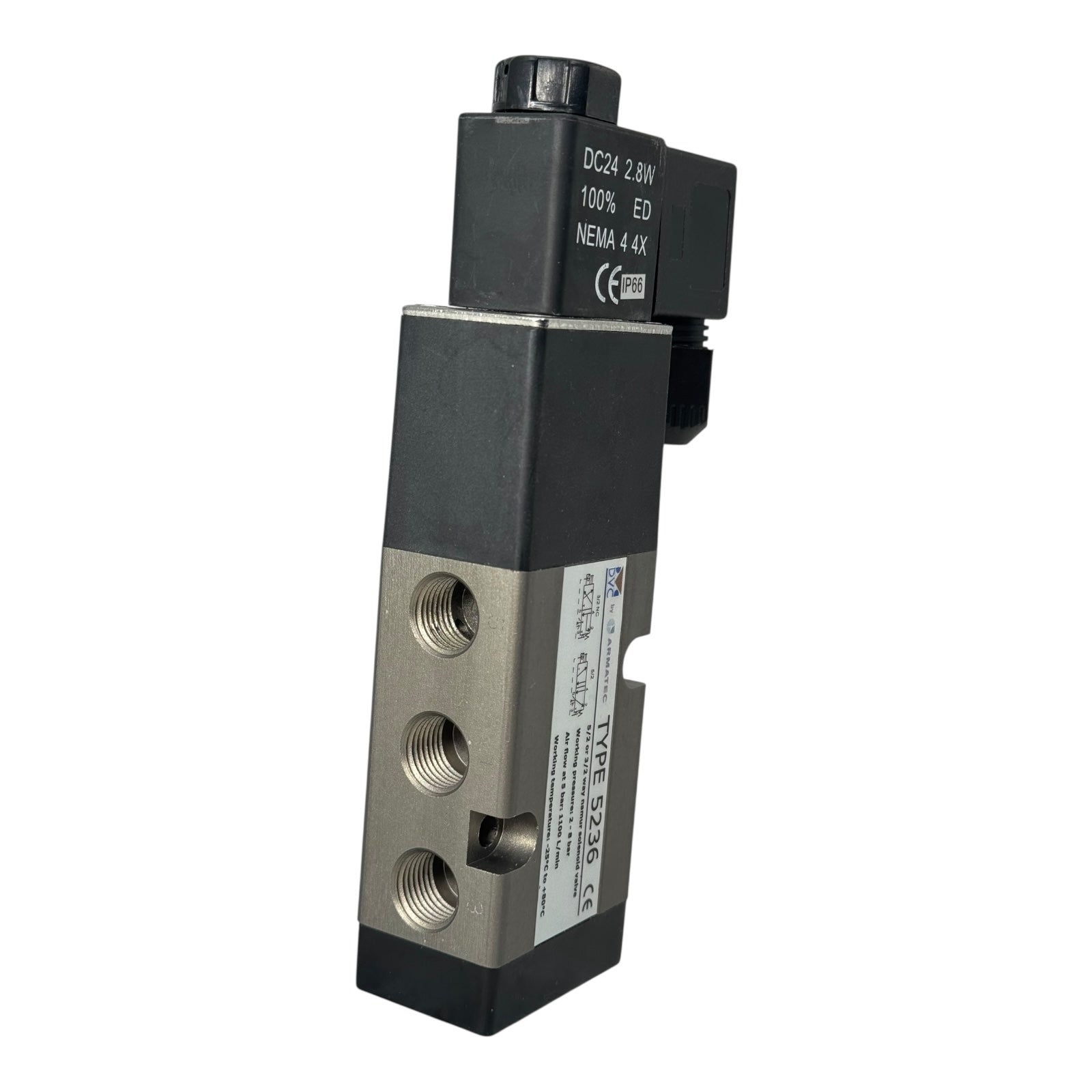 DVC Type 5236 Magnetventil 5/2 3/2-Wege NAMUR 24VDC 2-8bar Pneumatikventi