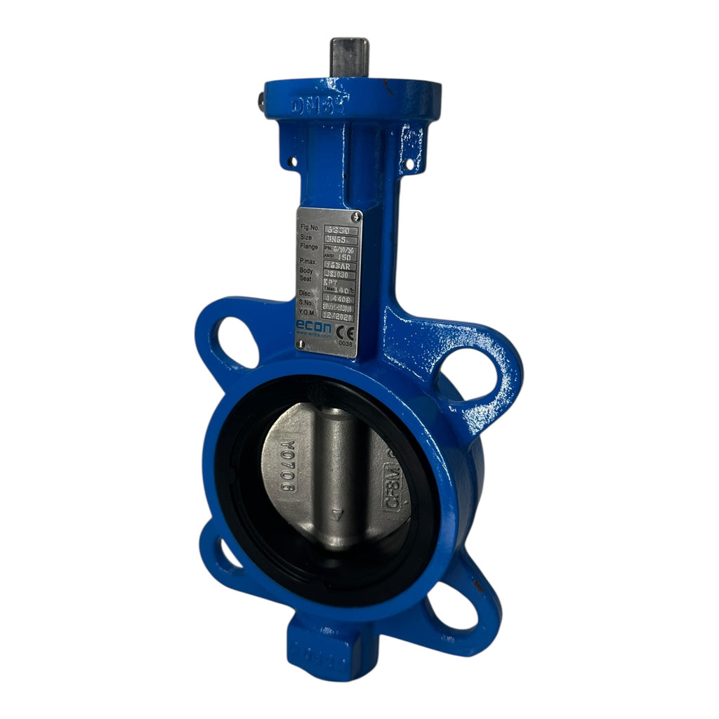 Econ 6380 DN65 Zwischenflansch Absperrklappe PN16 ANSI150 Edelstahl EPDM