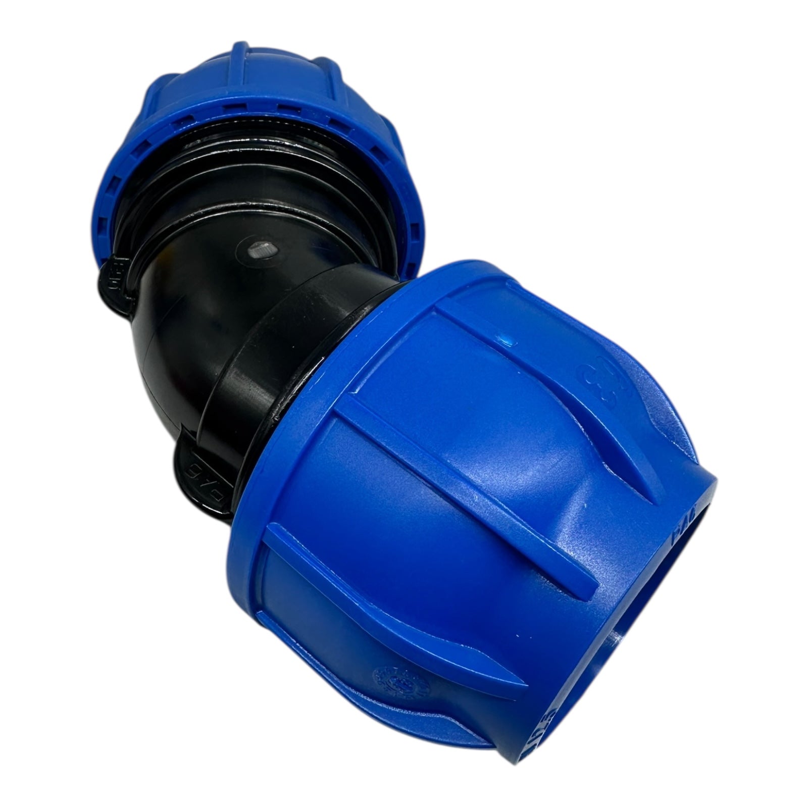 Sicomat R245.063.063 45° Winkelverschraubung D63 SicoAIR SR Serie PN12.5 PA6