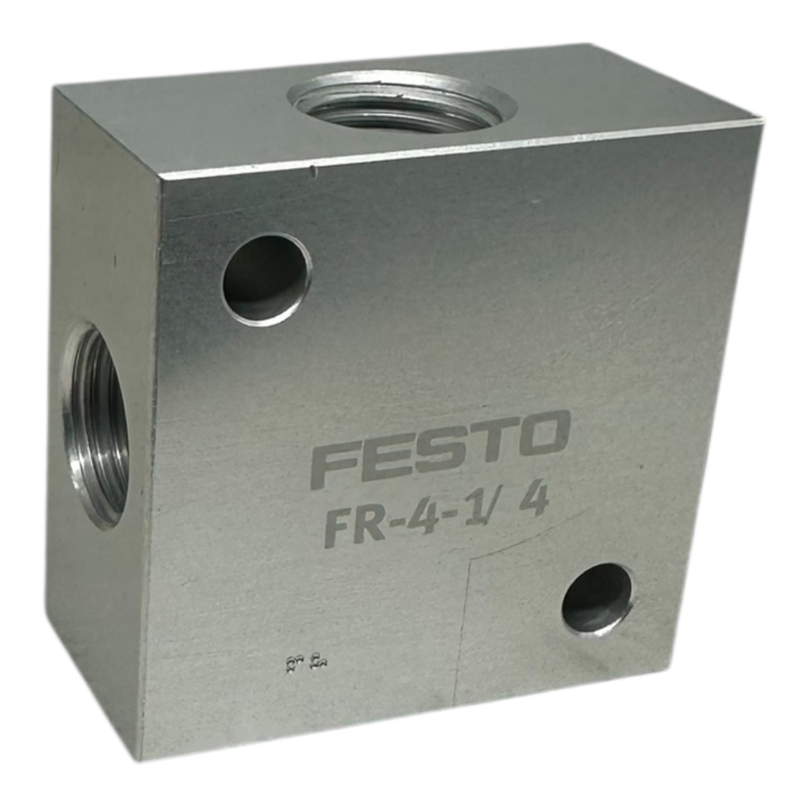 Festo FR-4-1/4 Verteilerblock 2960 Pneumatik Anschlussblock G1/4 Aluminium