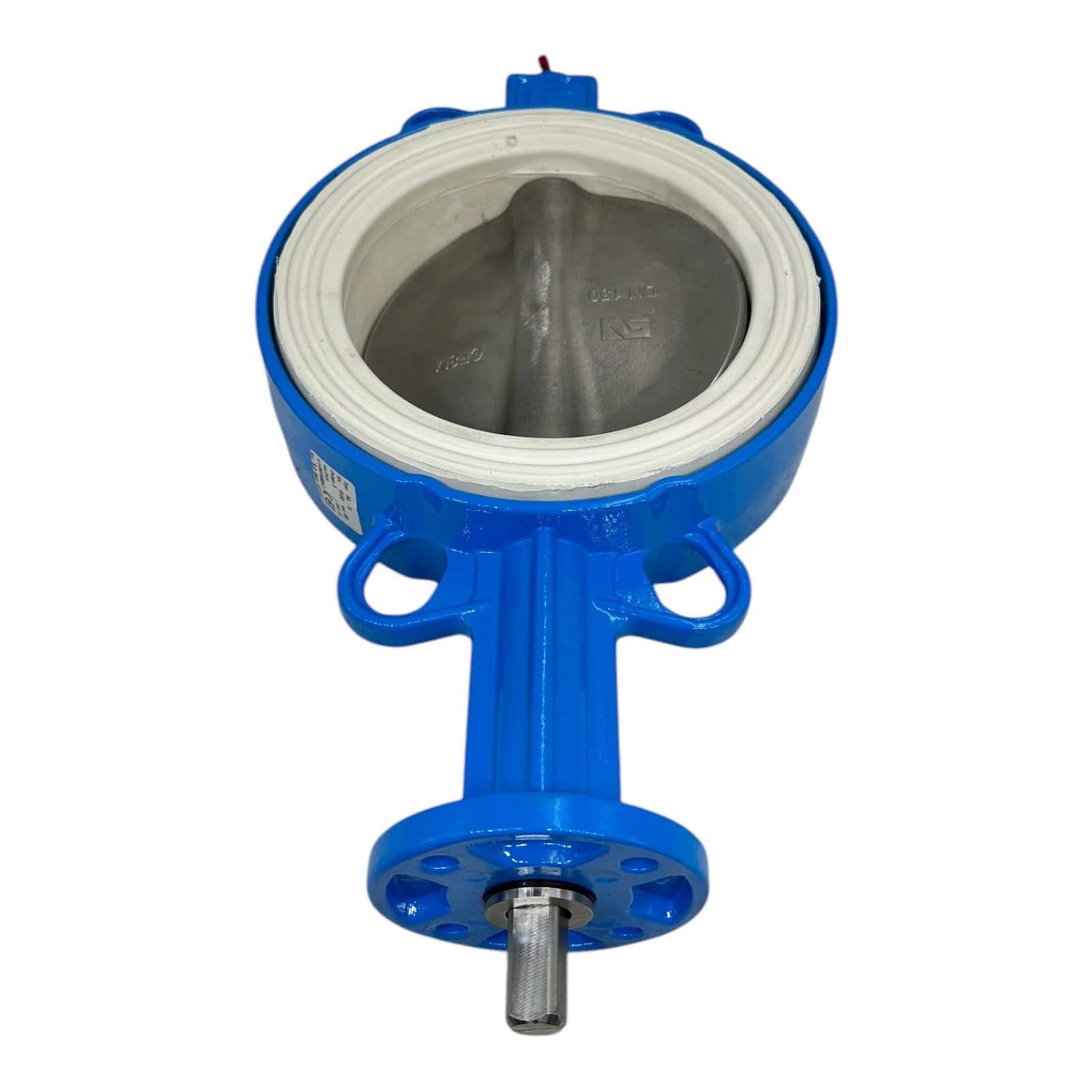 Absperrklappe KL-5 DN150 PN3 PN10 EB-Sitz Edelstahl Klappe 9.9bar getestet neu