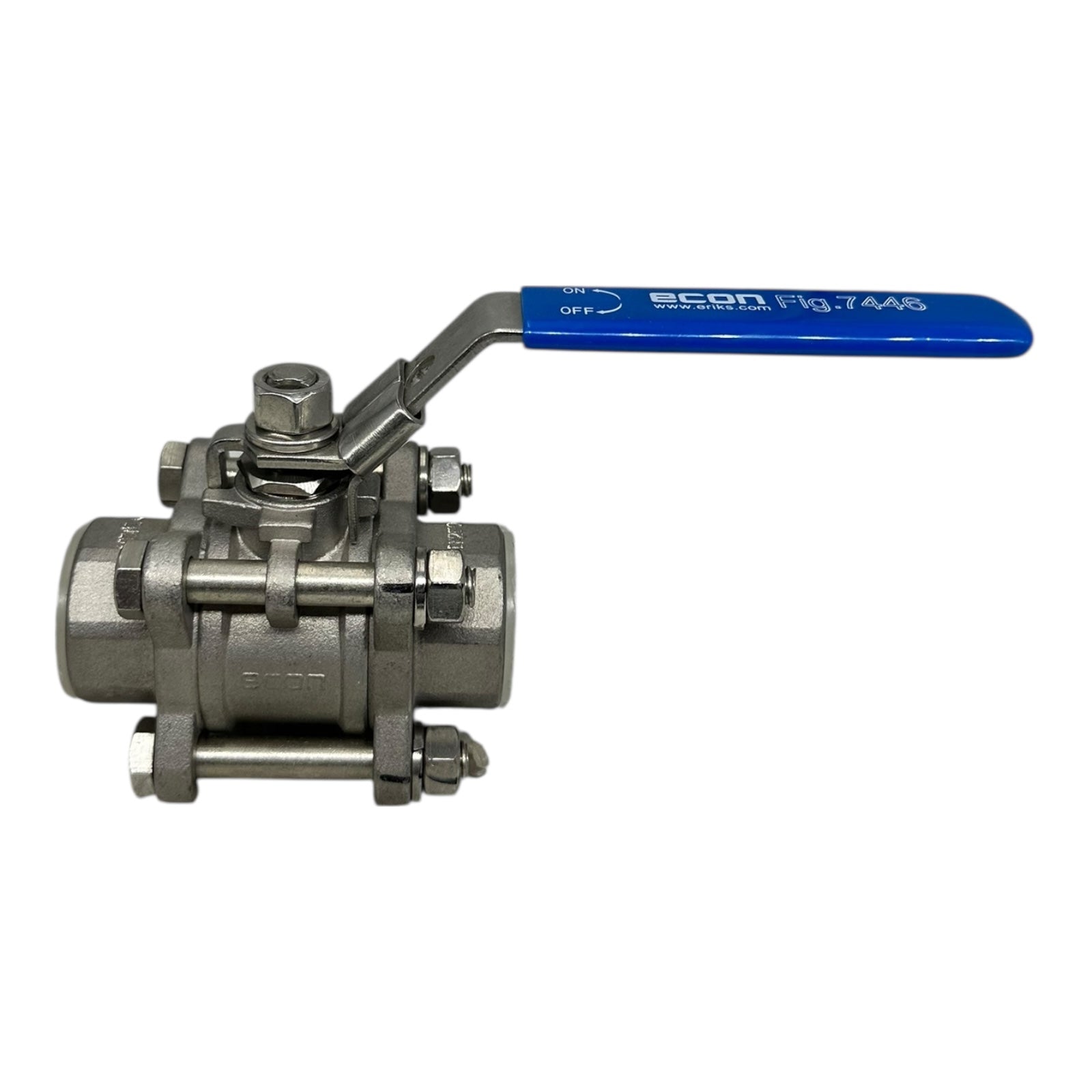 Econ Fig.7446 Kugelhahn 3/4” DN259 1.4408 Edelstahl 1000 WOG 3-teilig