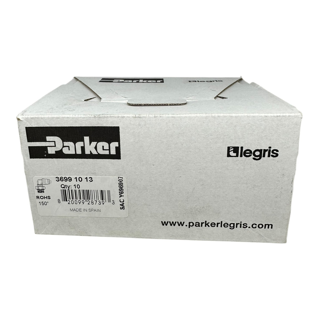 10x Parker Legris 3699 10 13 Edelstahl Winkelverschraubung Pneumatik