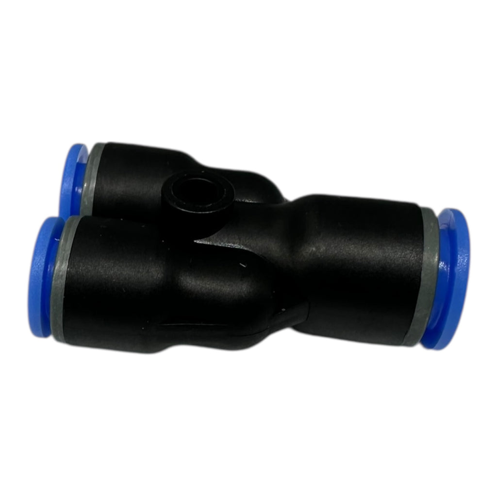 40x Riegler 109856 Y-Steckverbinder Reduzierend 8/6 mm Blau Serie Pneumatik