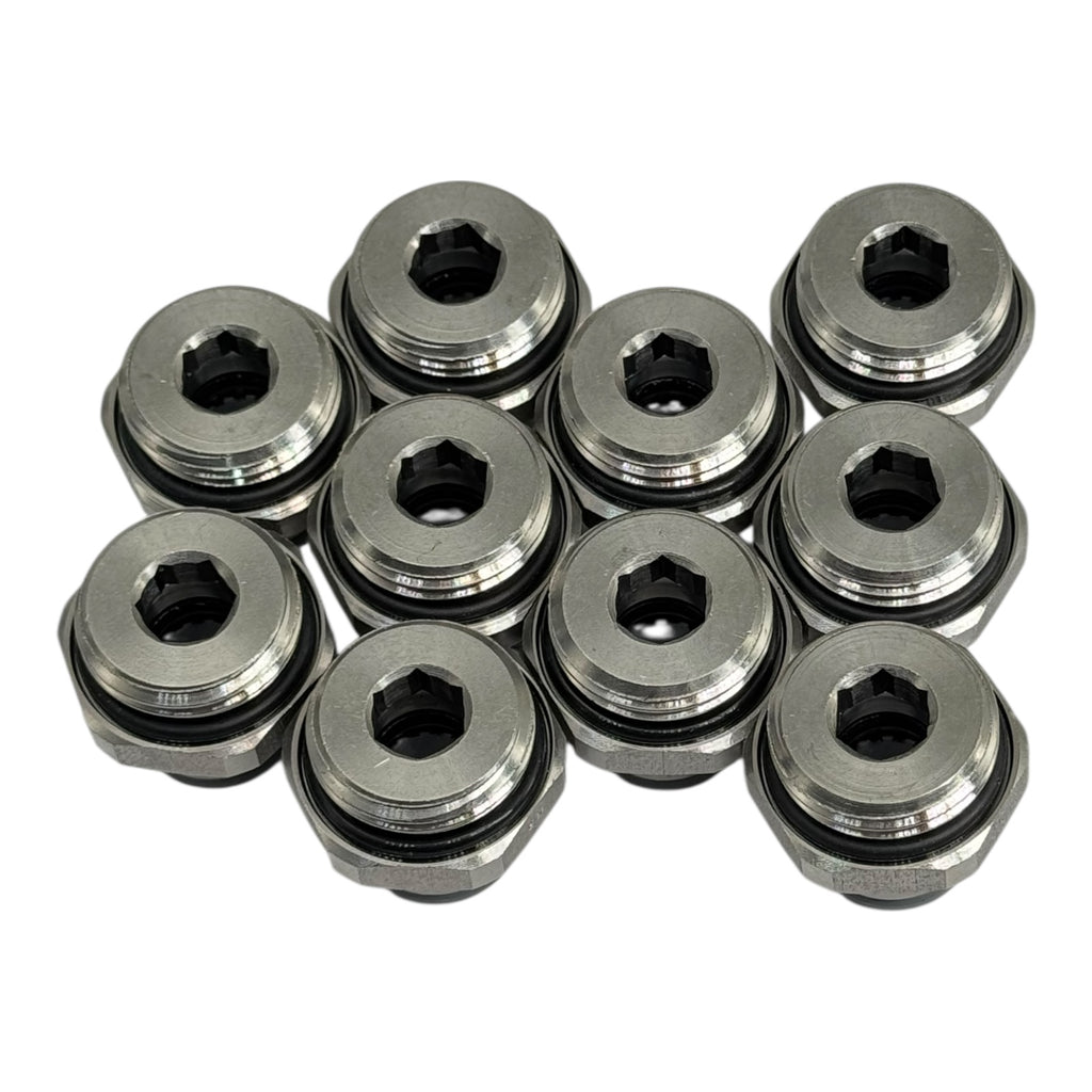 10x Legris 6911 10 21 Einschraubverschraubung 10 mm–R1/2” Pneumatik Fitting