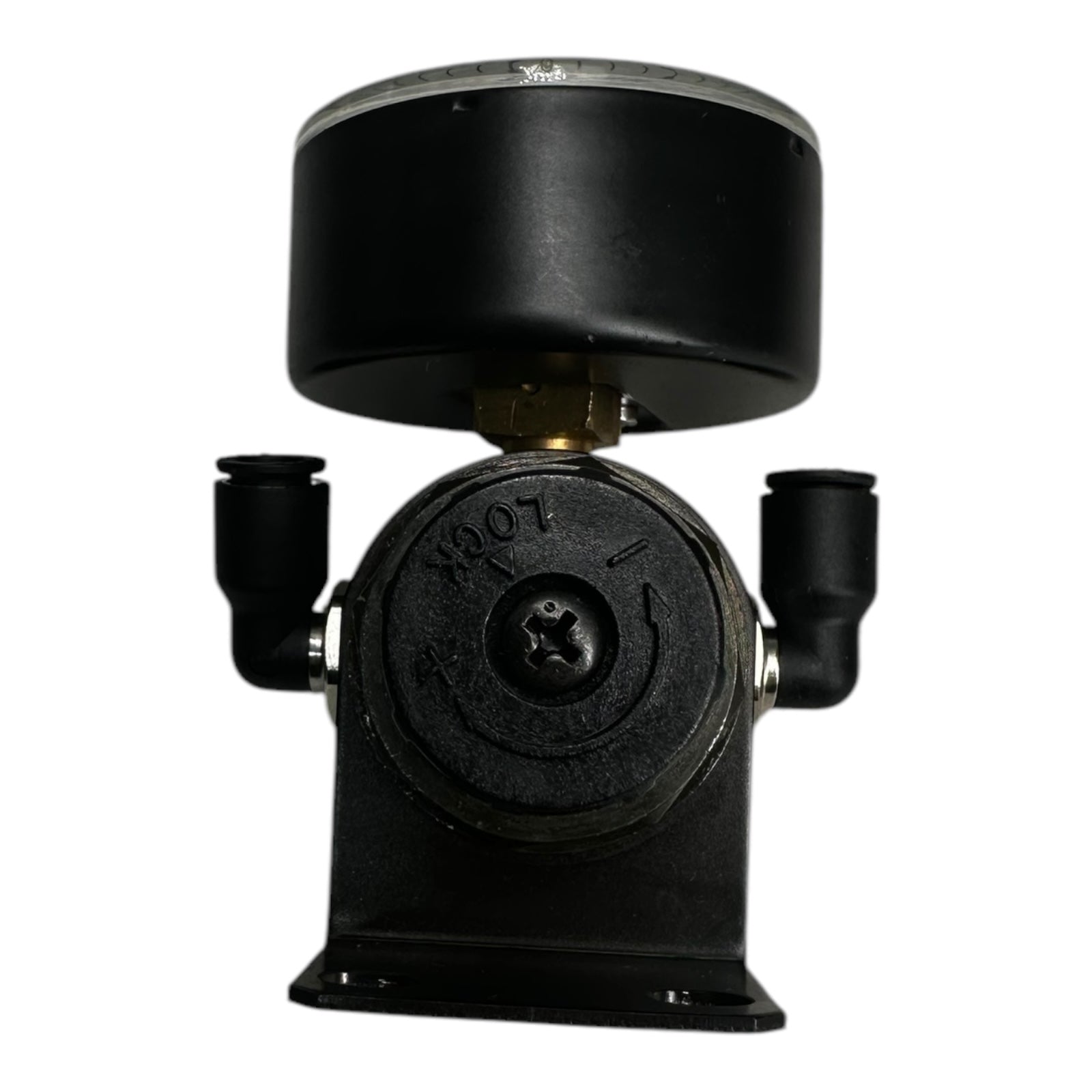 SMC EAR111-F02 Druckregler 0,05 ~ 0,69 MPa + Wika Manometer 0-6bar