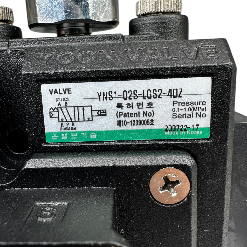 YOON VALVE YNS1-02S-LGS2-40Z Ventil