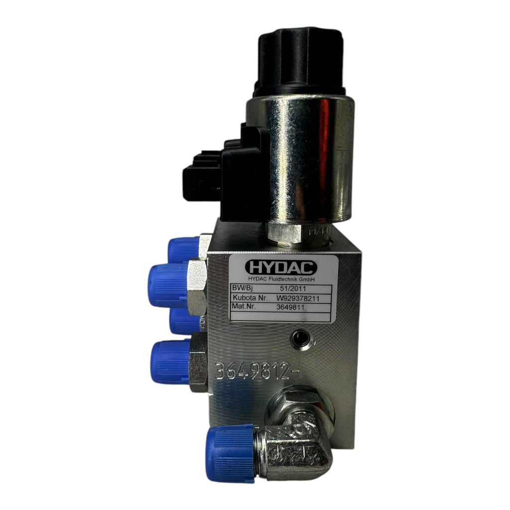 Hydac 3649811 Ventilblock W929378211 2-fach Magnetventil Kubota kompatibel