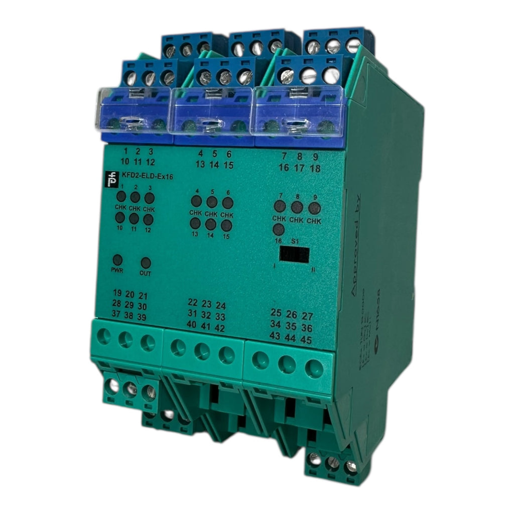 Pepperl+Fuchs KFD2-ELD-Ex16 Erdschlussüberwachung 24V DC 16 Kanäle