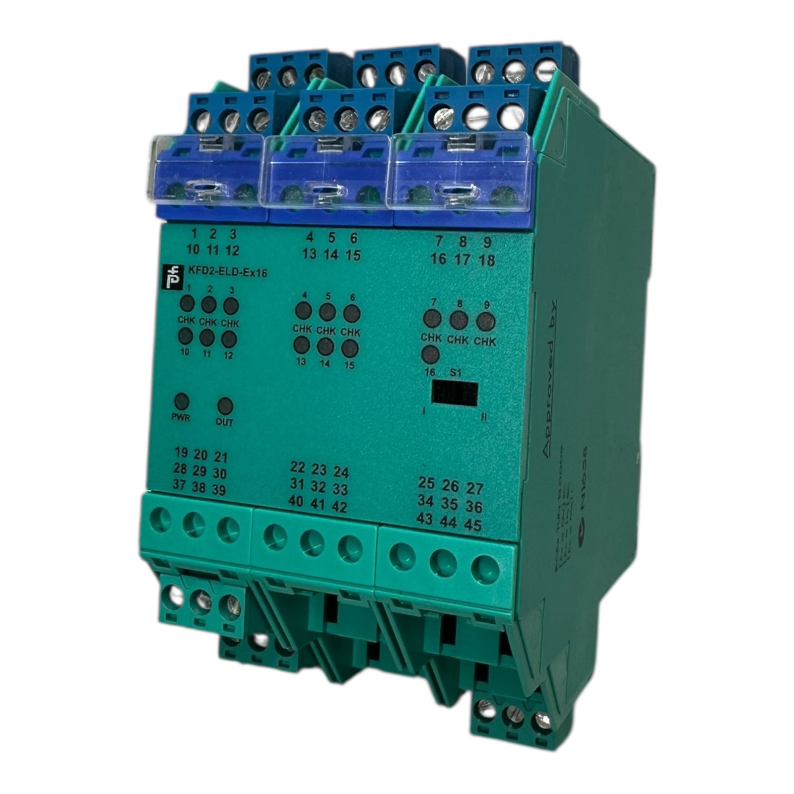 Pepperl+Fuchs KFD2-ELD-Ex16 Erdschlussüberwachung 24V DC 16 Kanäle