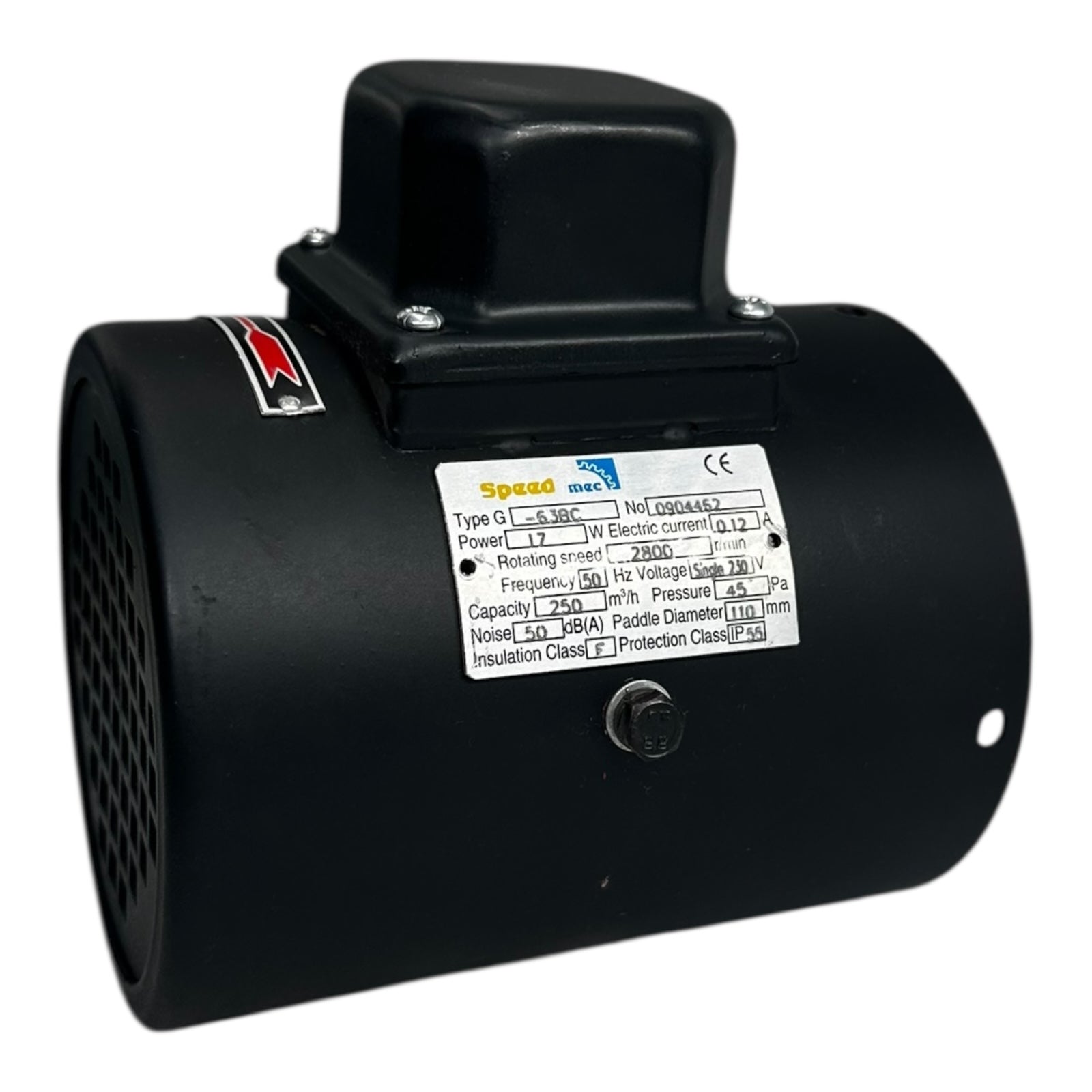 Speed Mec G-63BC Lüftermotor 17W 250m³/h 2800rpm 230V IP55
